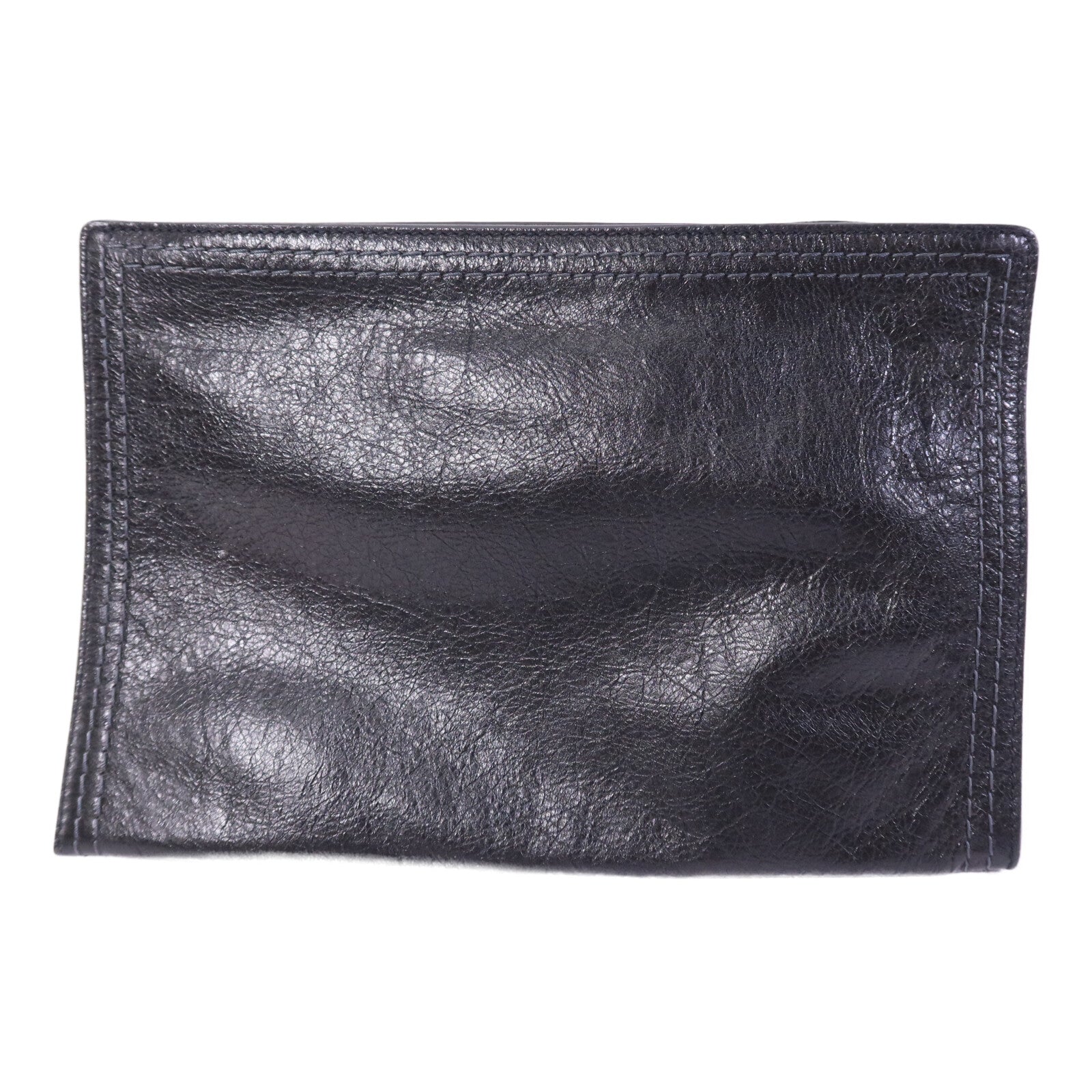 BALENCIAGA 牛皮皮革Clutch金扣手提包