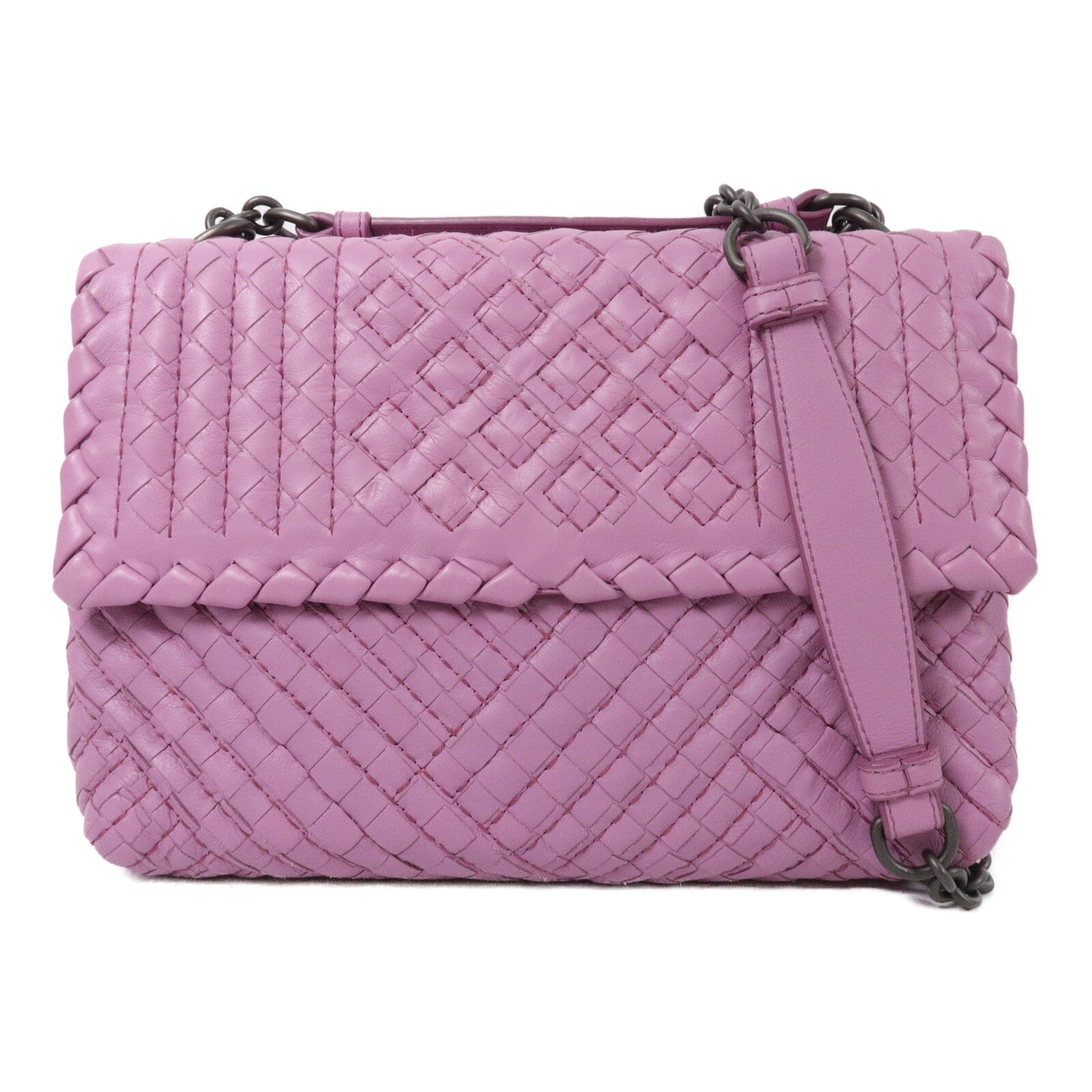 BOTTEGA VENETA 牛皮皮革Shoulder Bag鏈帶肩背袋