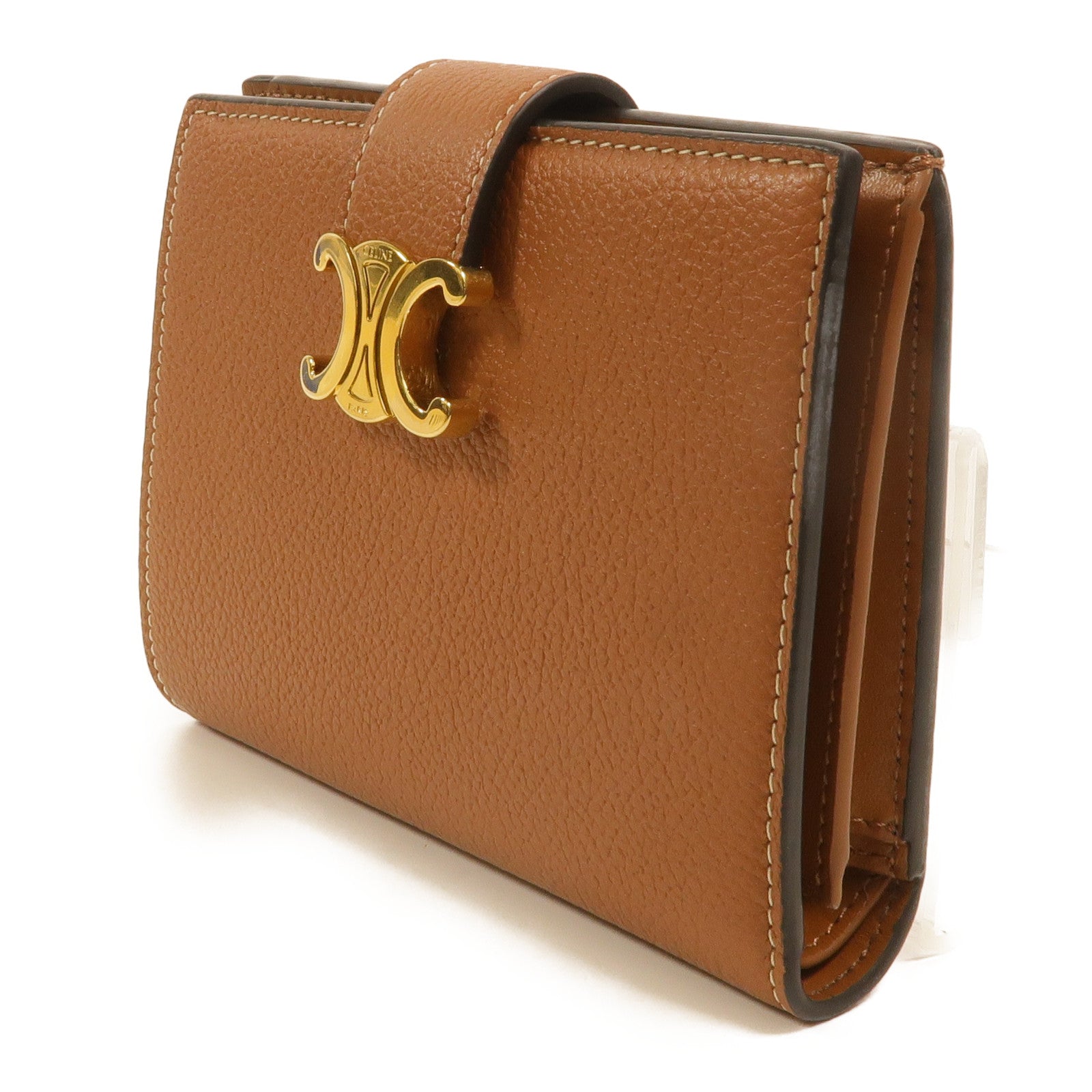 CELINE 牛皮皮革Medium Strap Wallet Nino錢包