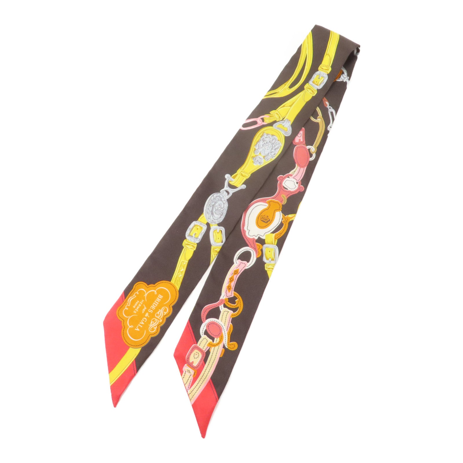 HERMES 絲質Twilly絲巾