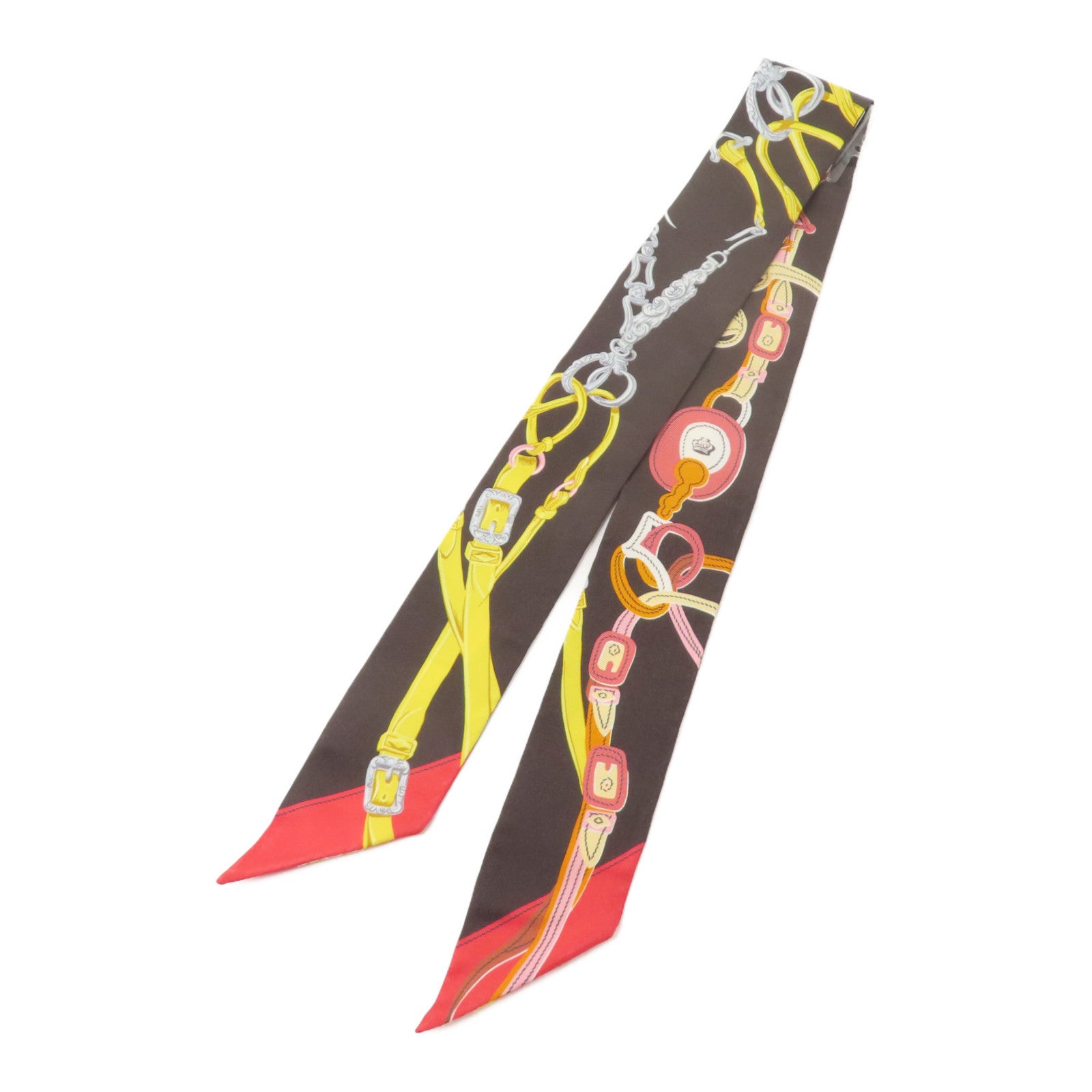 HERMES 絲質Twilly絲巾