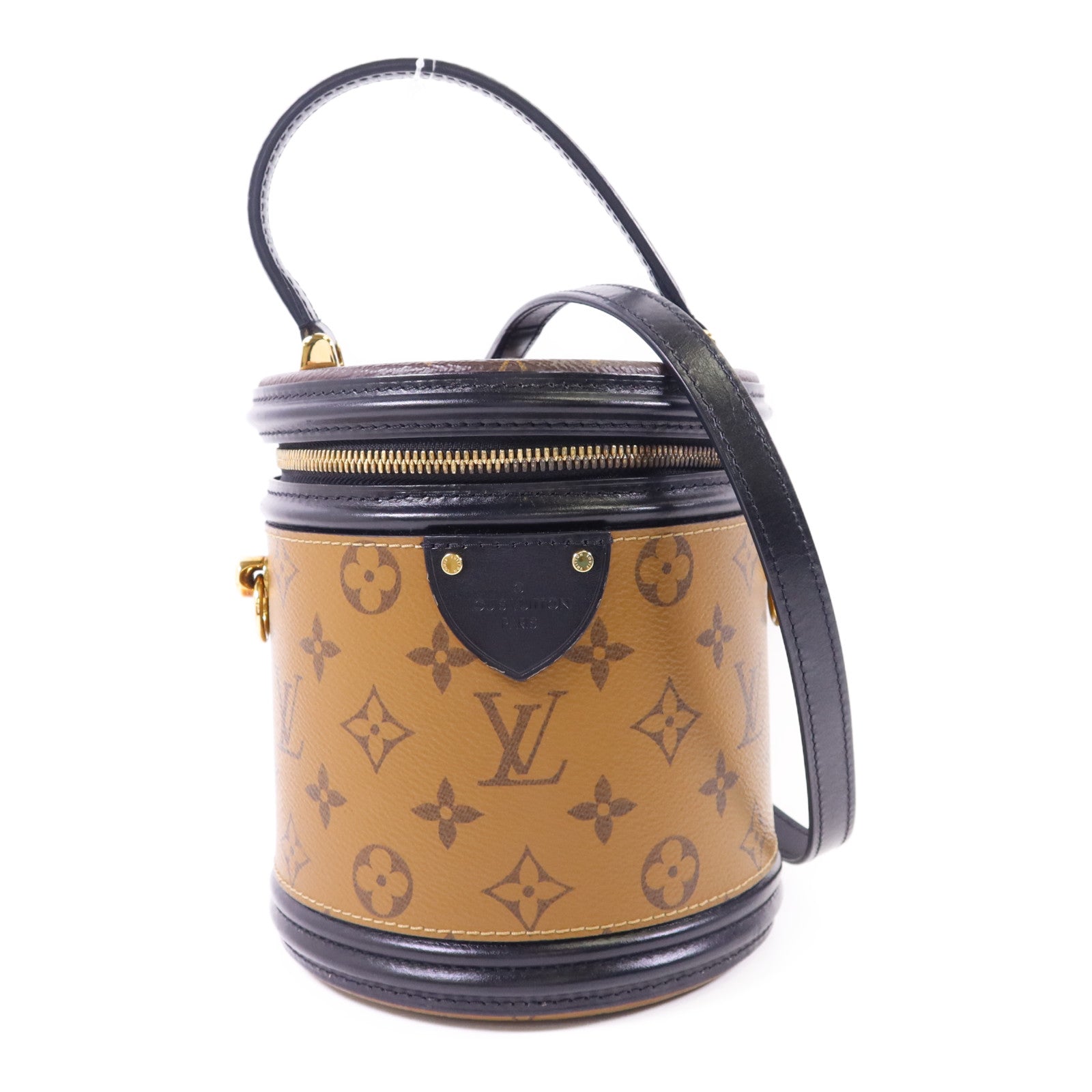LOUIS VUITTON 【激減優惠】Monogram Reverse Cannes金扣手挽肩背兩用袋