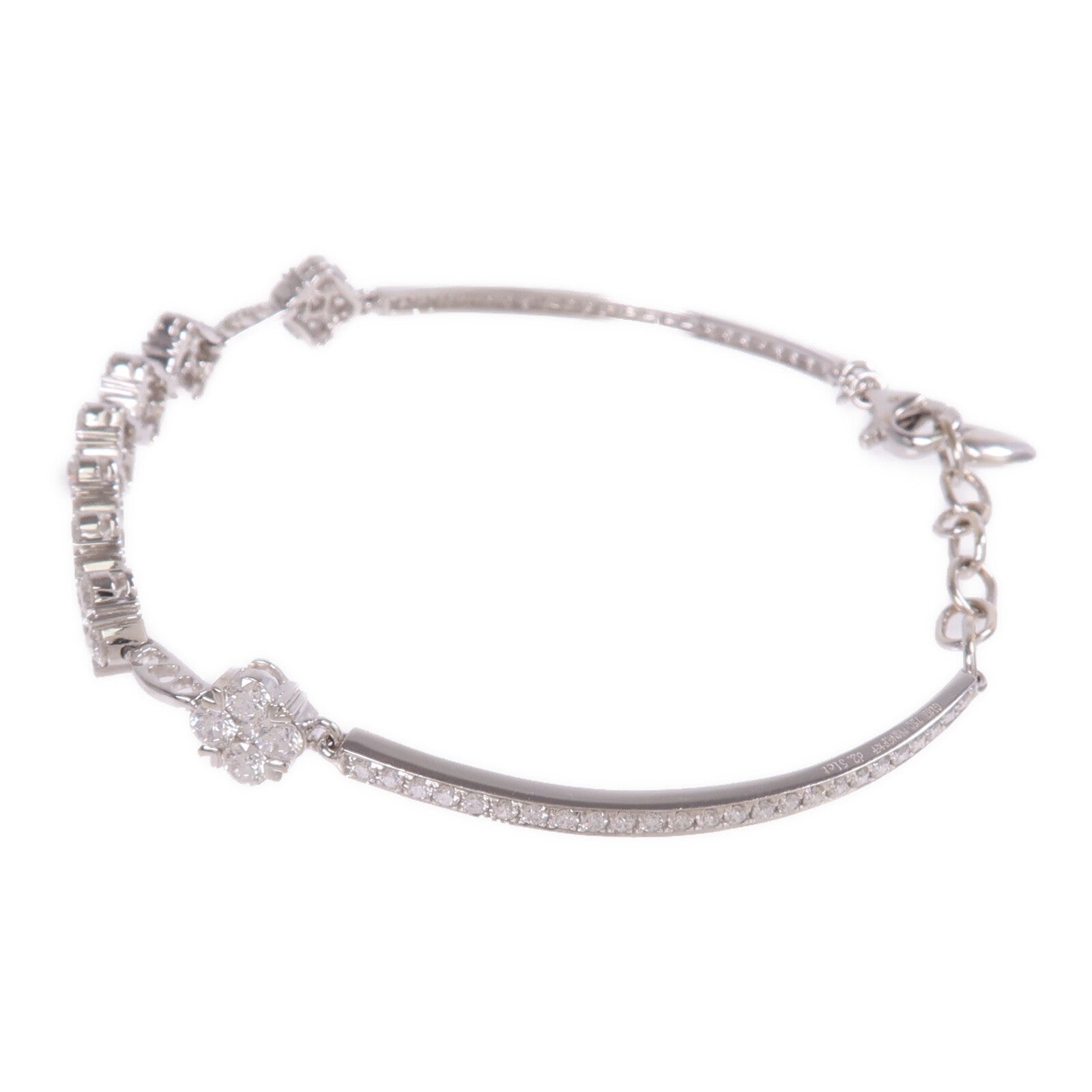 JEWELRY 18K白金Diamond Bracelet鑽石手鏈