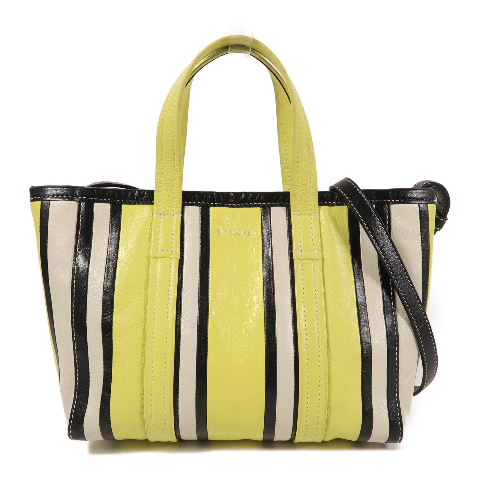 BALENCIAGA 皮革Bazzar Small手挽肩背兩用袋