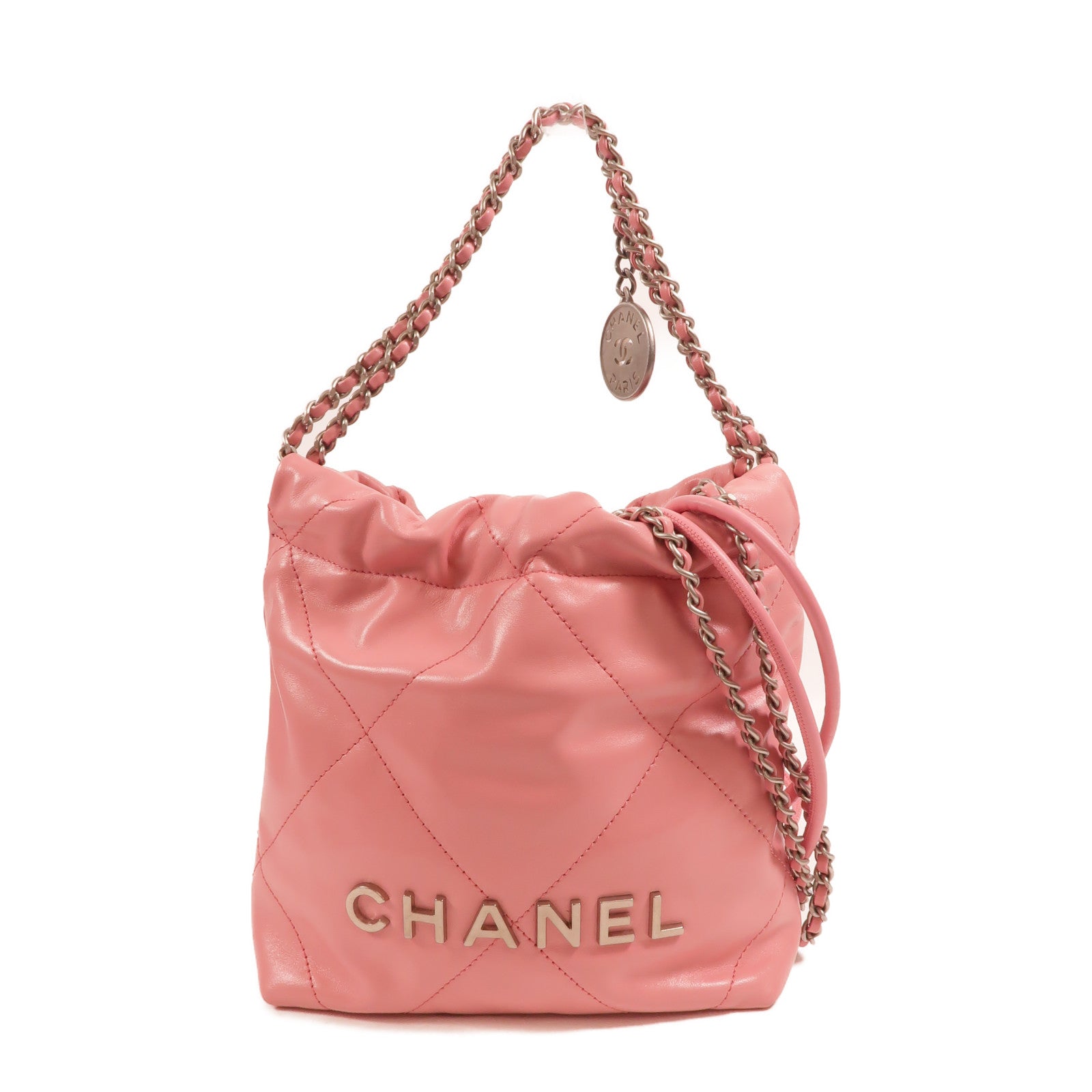 CHANEL 牛皮皮革Chanel 22 Mini手挽肩背兩用袋