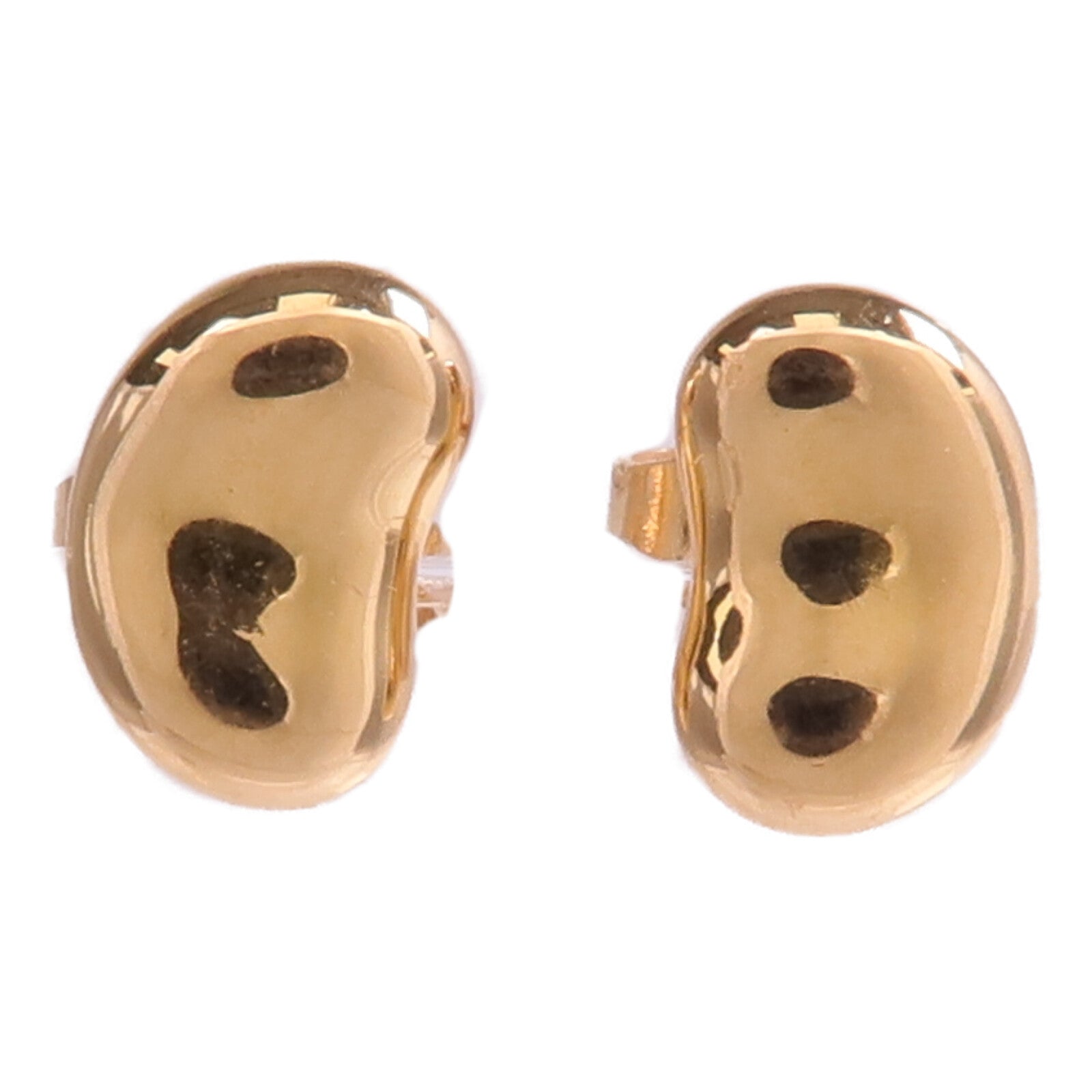 TIFFANY&CO 18K玫瑰金Elsa Peretti Bean Earrings耳環