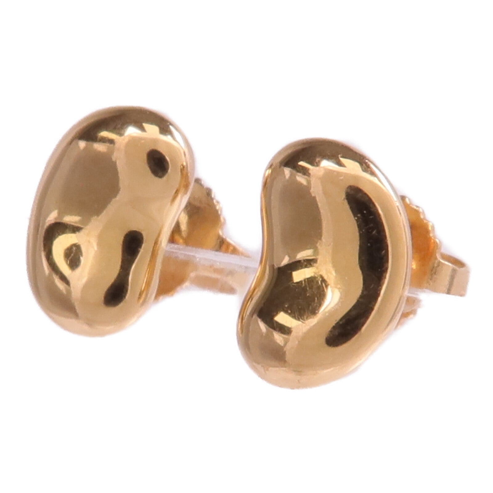 TIFFANY&CO 18K玫瑰金Elsa Peretti Bean Earrings耳環