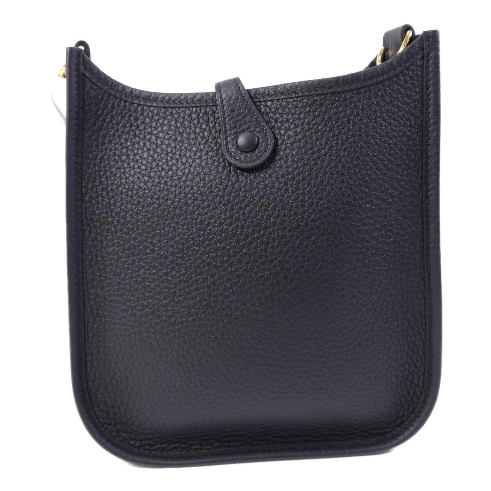 HERMES Clemence皮革Evelyne TPM金扣肩背袋Noir