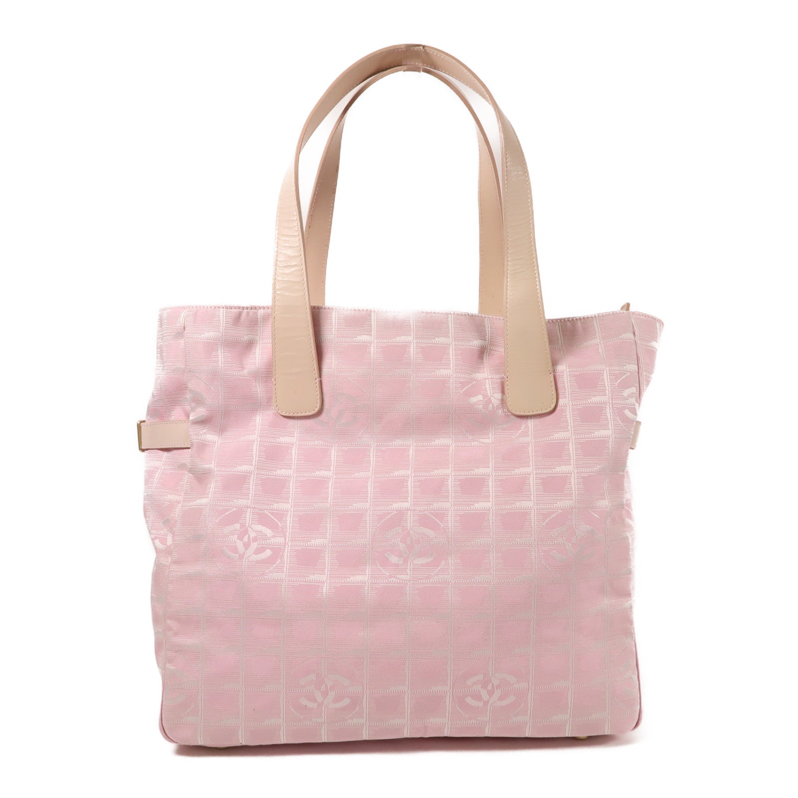 CHANEL 尼龍New Travel Line Tote金扣手挽袋/肩背袋