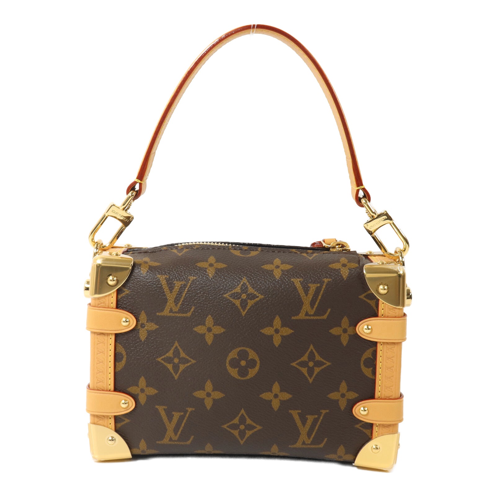LOUIS VUITTON Monogram Side Trunk PM手挽肩背兩用袋