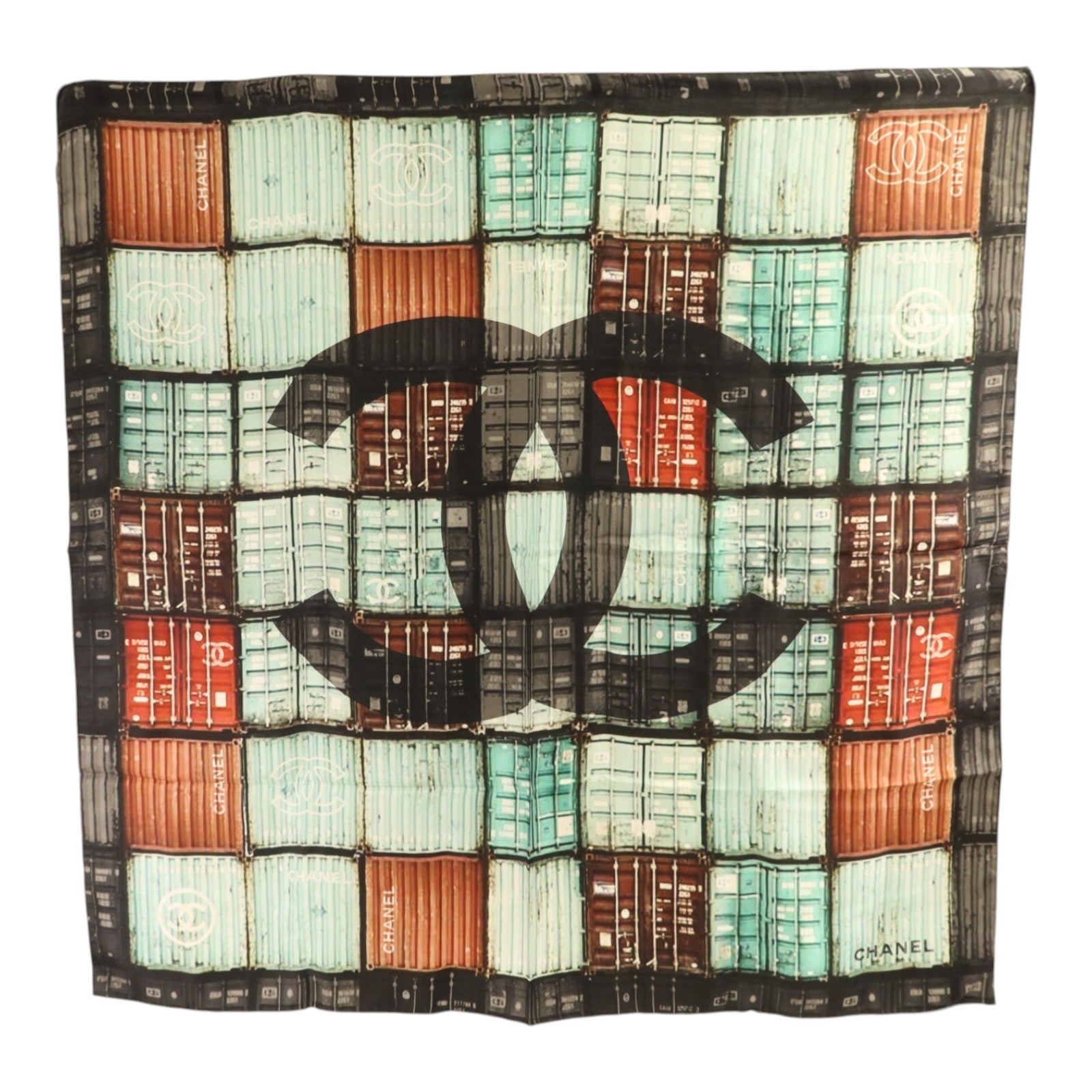 CHANEL 絲質Scarf 86x86絲巾