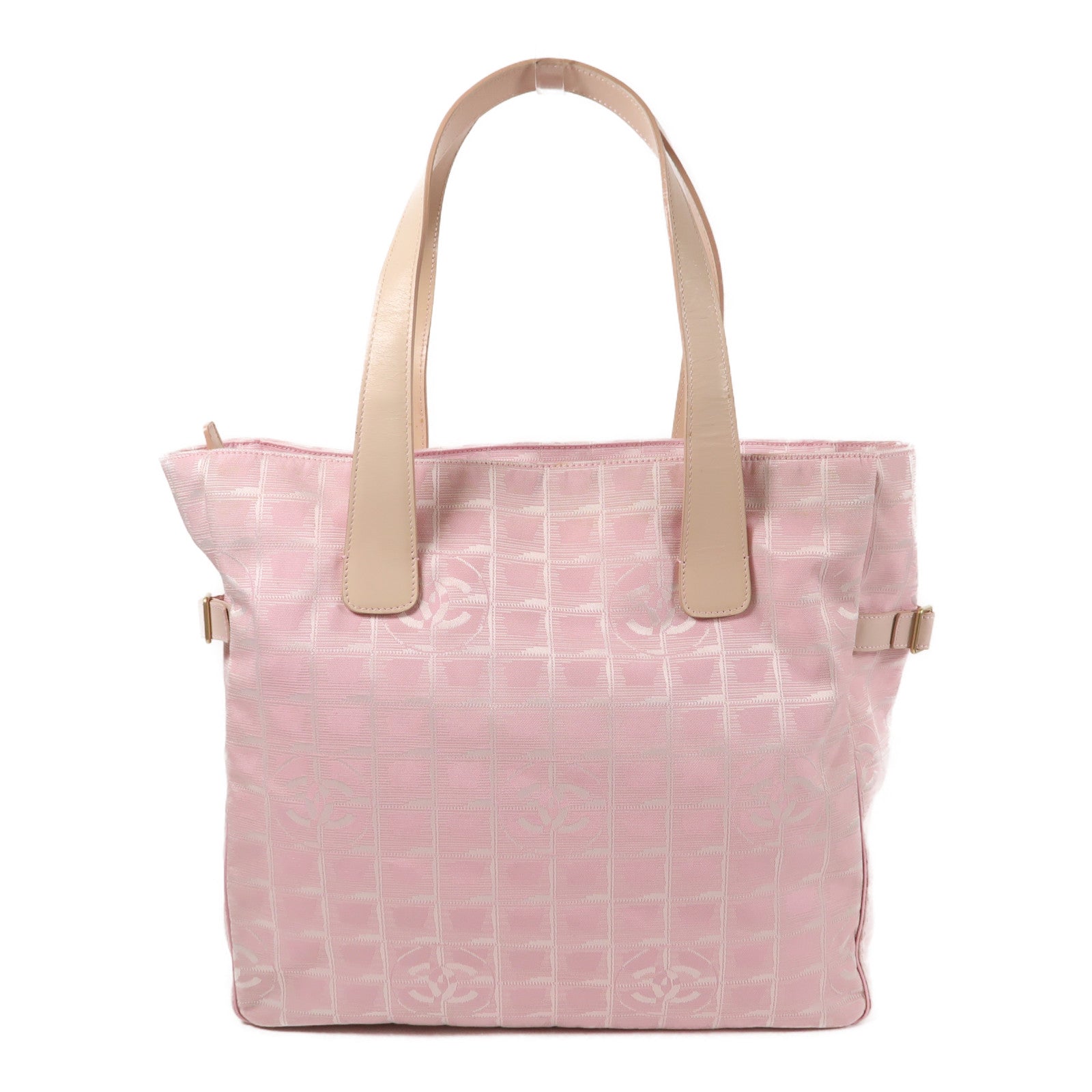 CHANEL 尼龍New Travel Line Tote金扣手挽袋/肩背袋