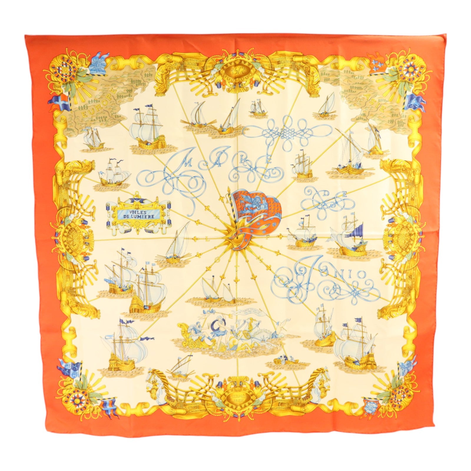 HERMES 絲質Voiles De Lumiere絲巾