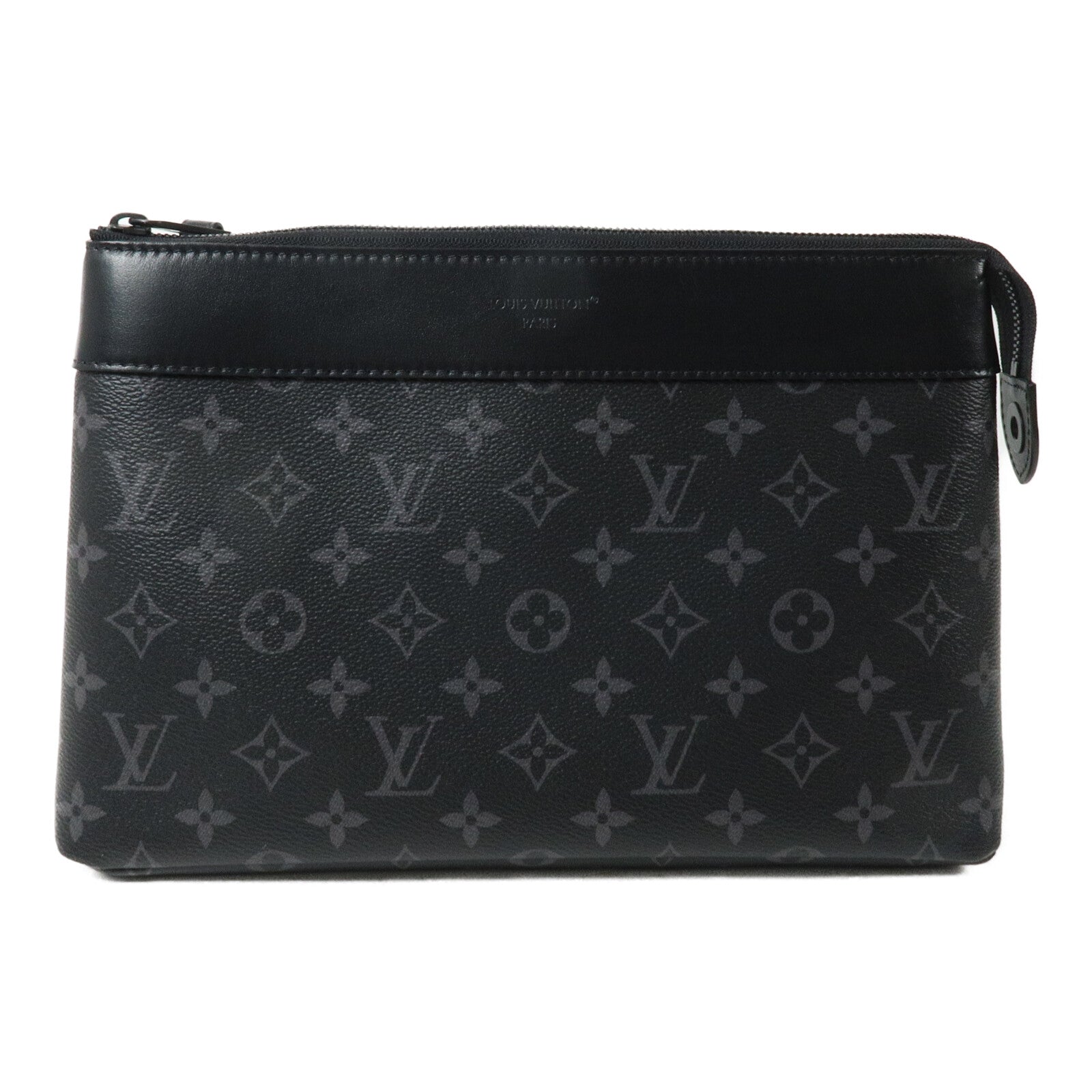 LOUIS VUITTON Monogram Eclipse Pochette Voyage Souple手拿包