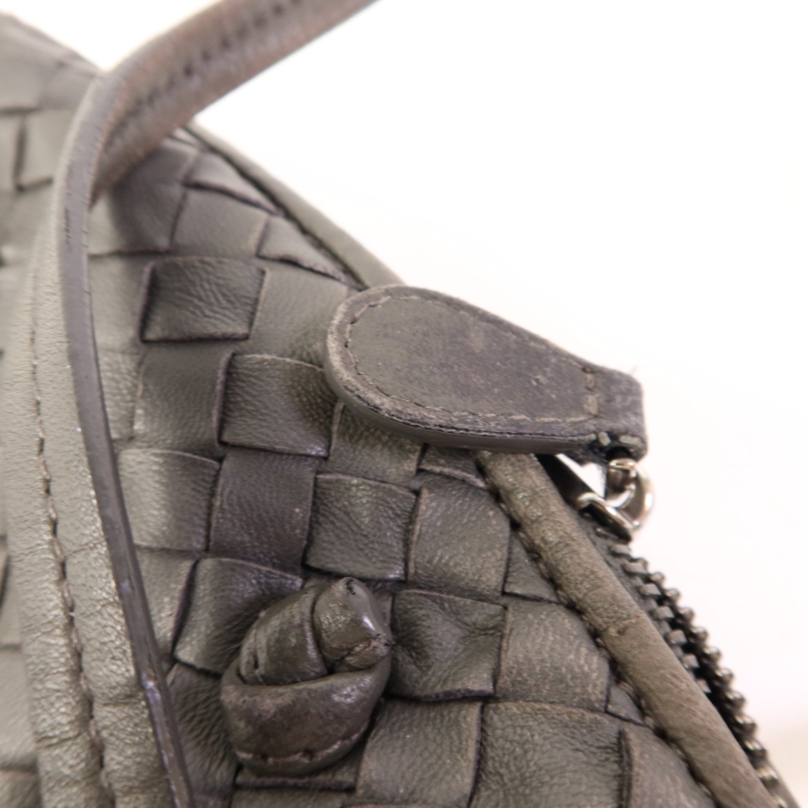 BOTTEGA VENETA 羊皮皮革Shoulder Bag銀扣肩背袋