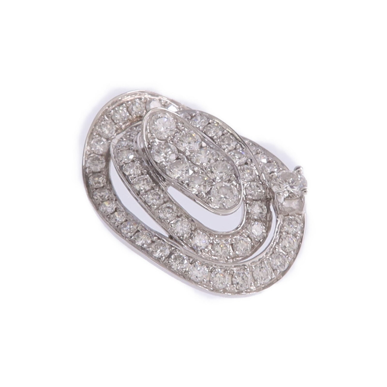 JEWELRY 18K白金Diamond Pendant Top鑽石吊墜