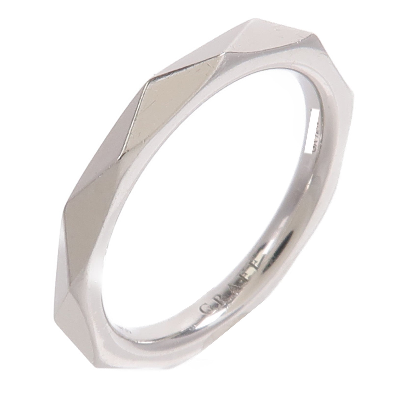 GRAFF 18K白金Laurence Graff Signature Band戒指
