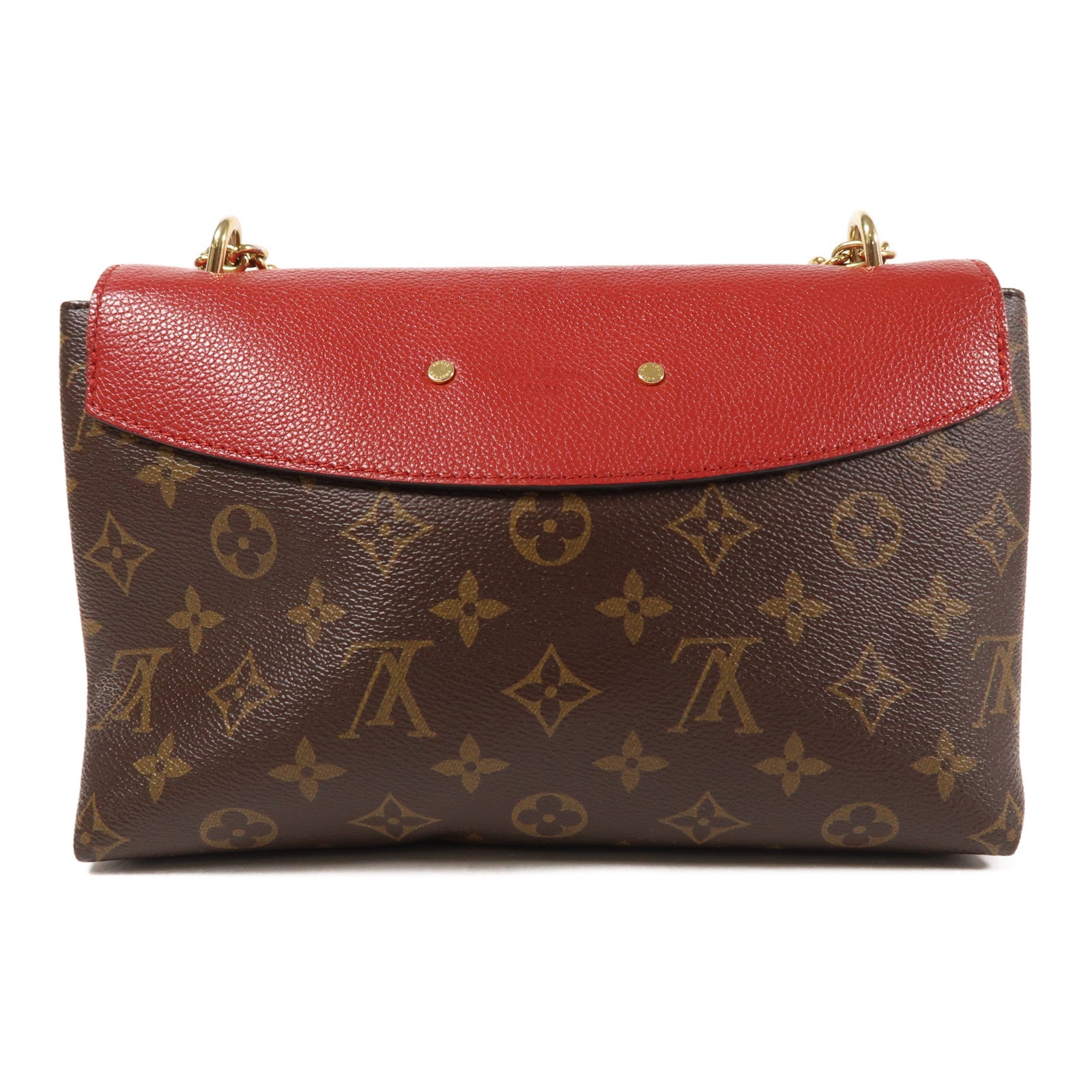 LOUIS VUITTON Monogram Saint Placide金扣肩背袋