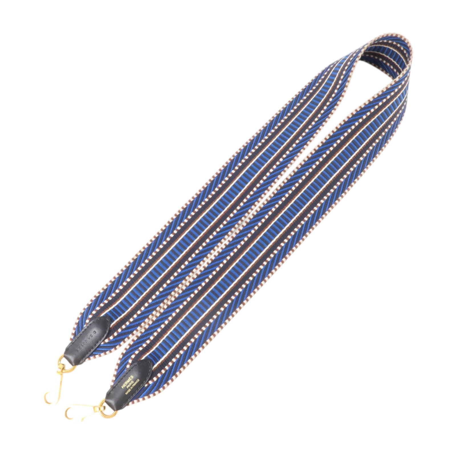 HERMES Swift皮革/帆布Sangle Cavale 50mm Bag Strap肩帶