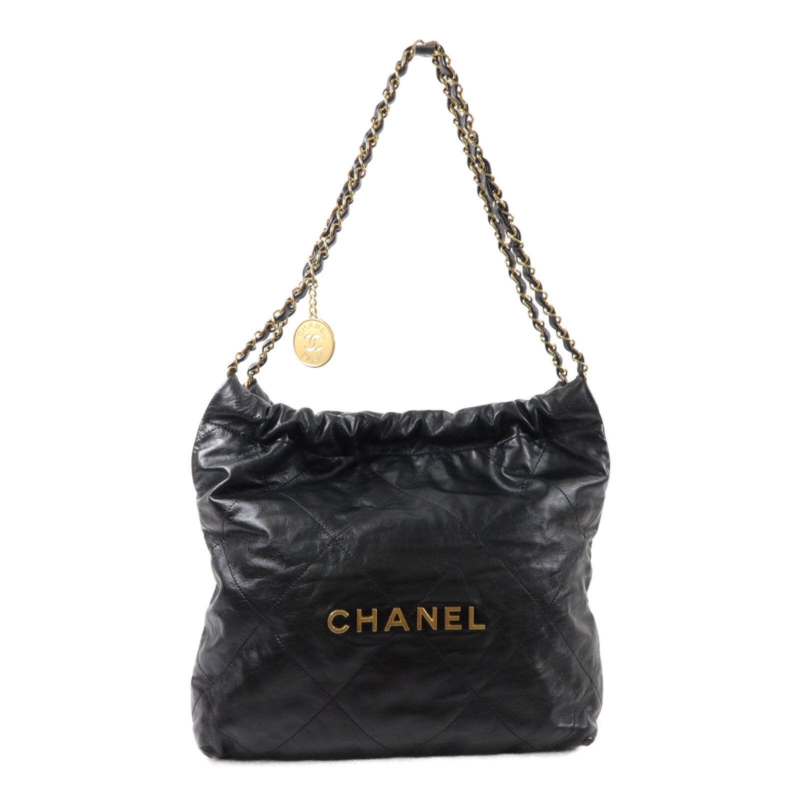 CHANEL 牛皮皮革Chanel 22 Small鏈帶肩背袋
