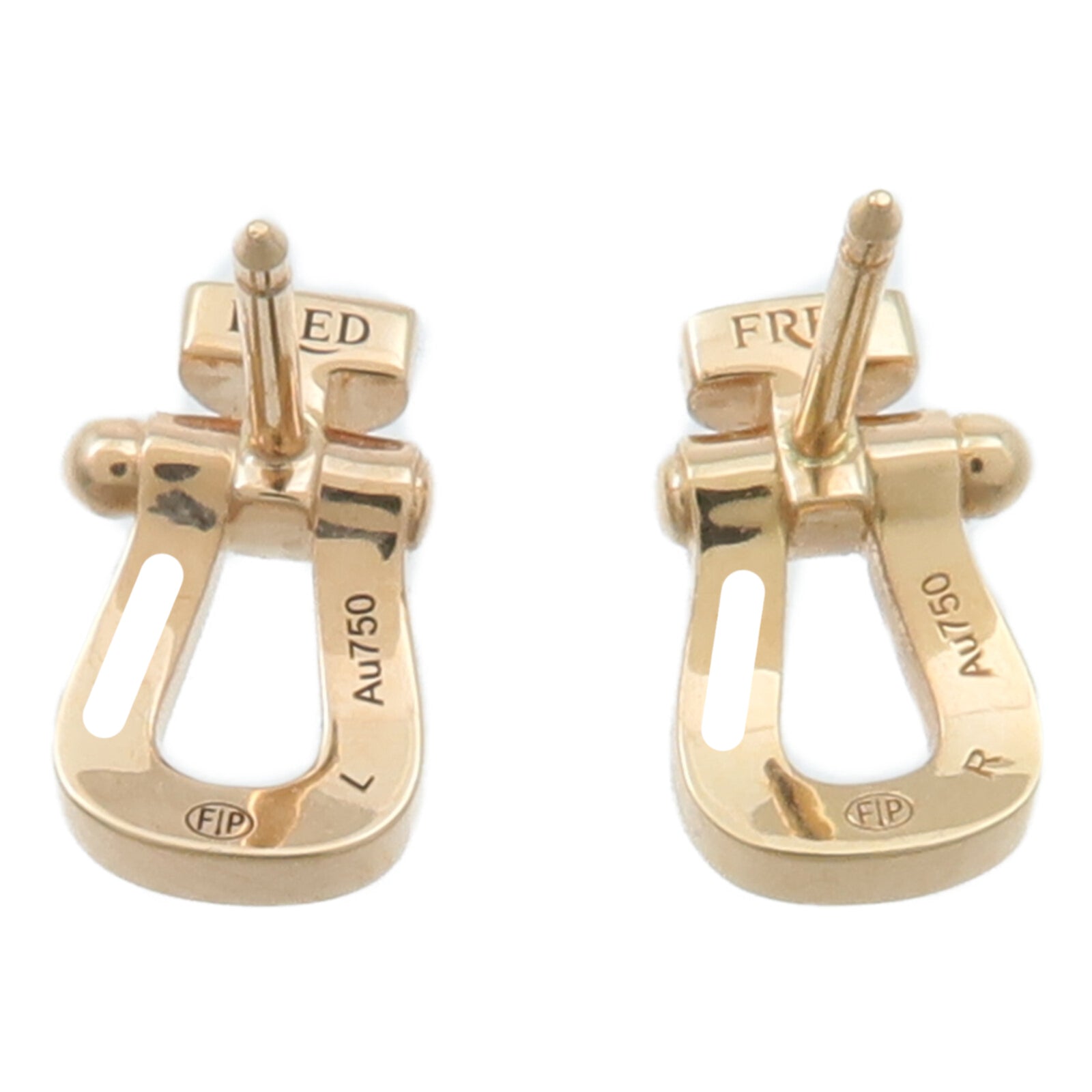 FRED 18K玫瑰金Force 10 Earrings鑽石耳環
