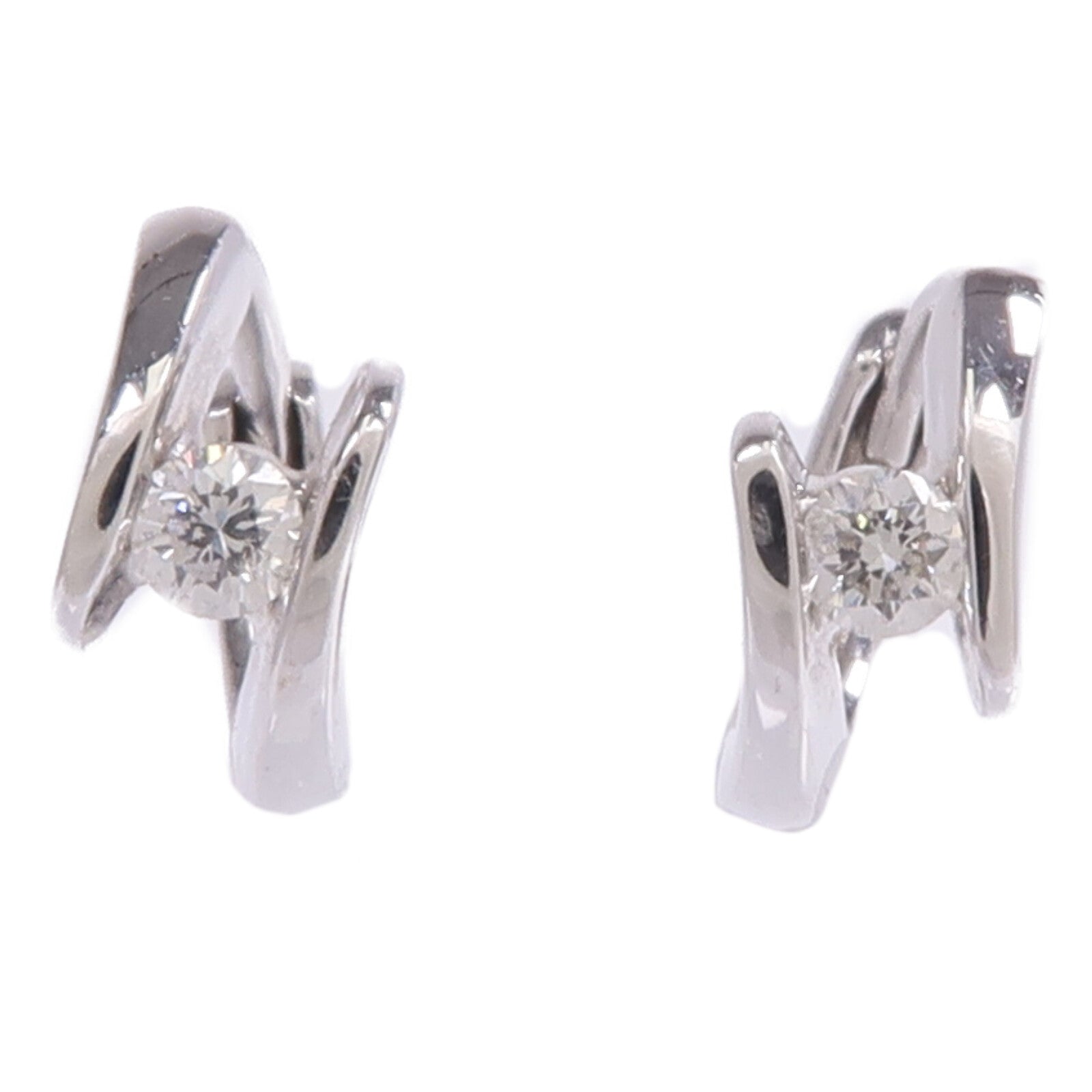 JEWELRY 【激減優惠】18K白金Diamond Earrings鑽石耳環