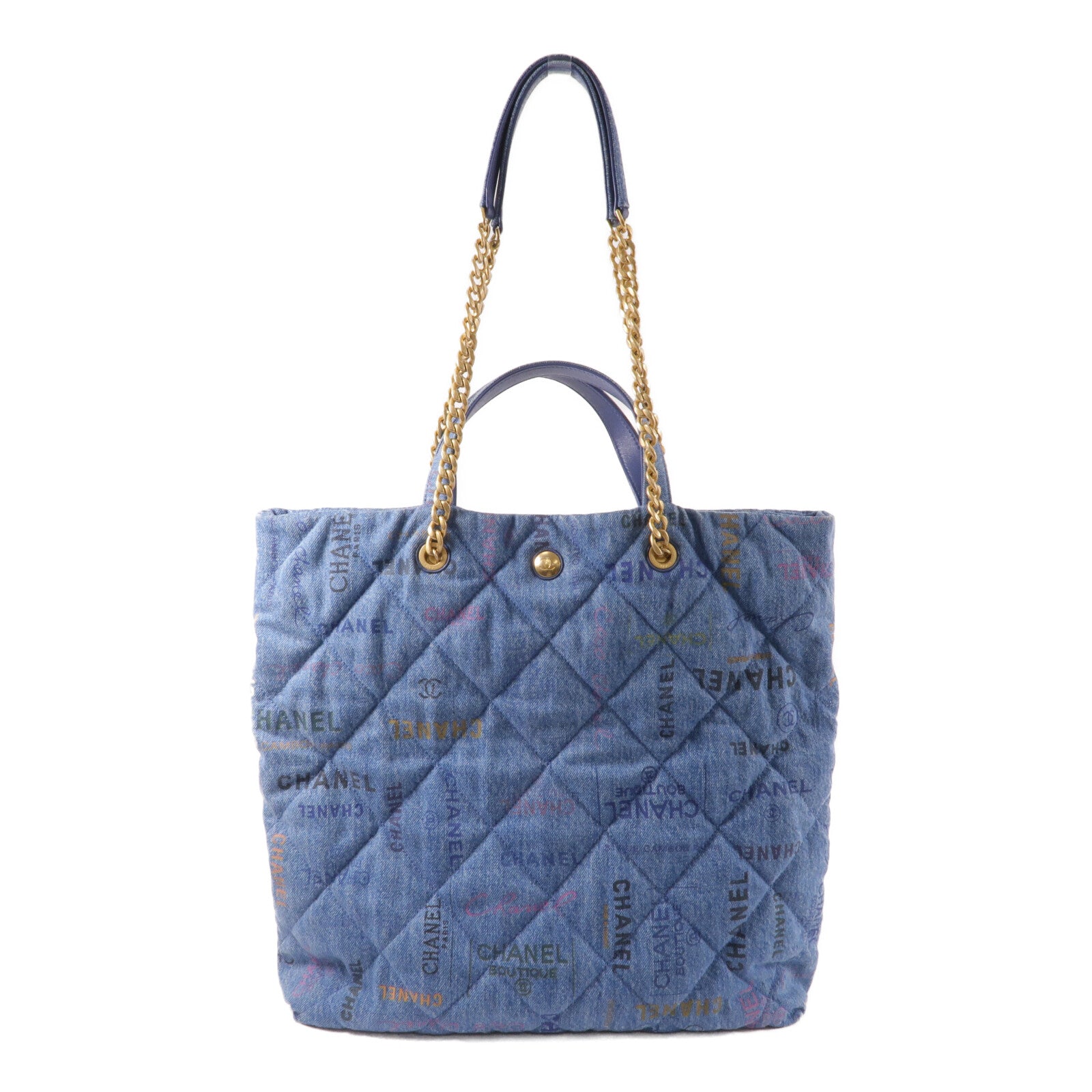 CHANEL 牛仔布Mood Shopping Tote手挽袋