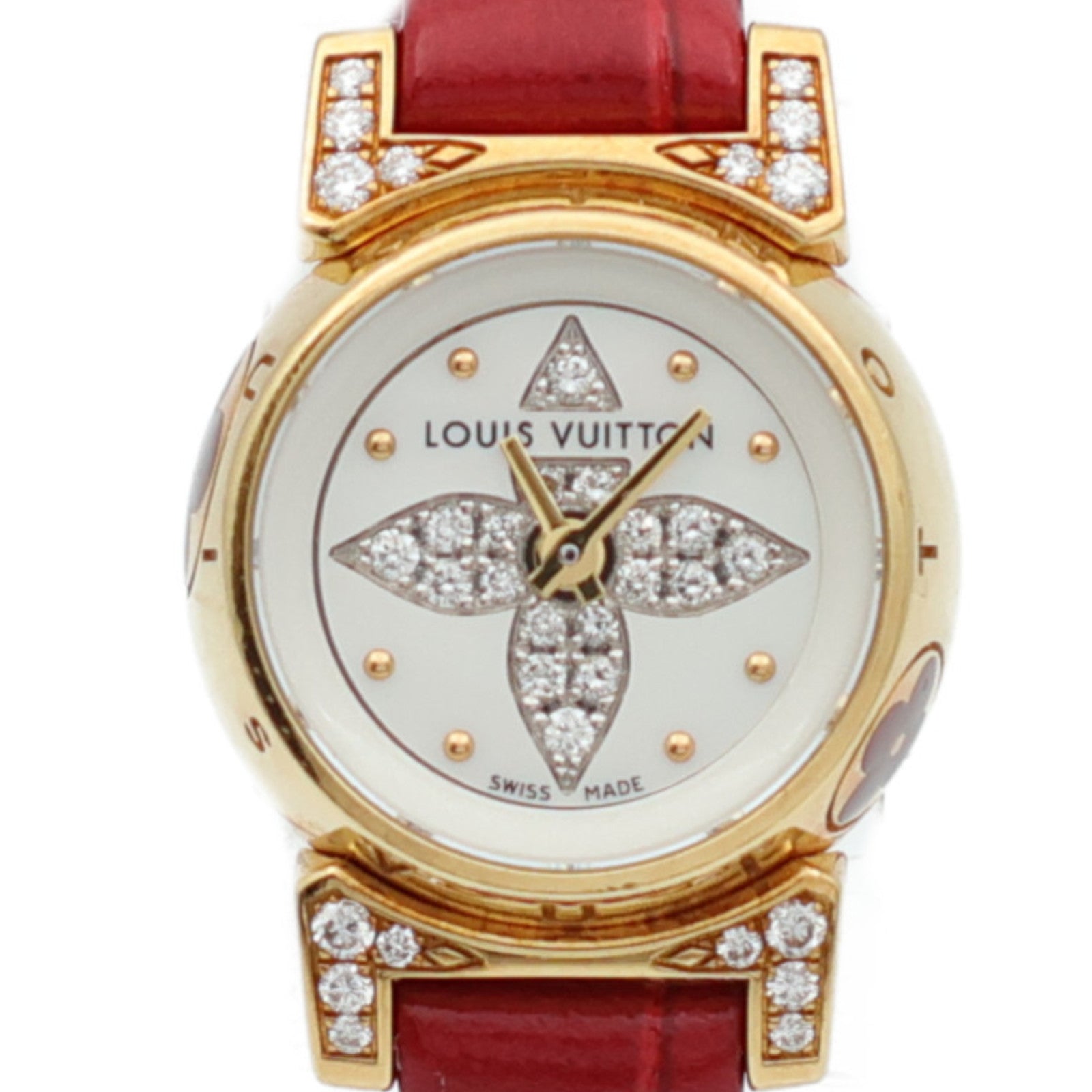 LOUIS VUITTON Tambour Bijou Watch Q151L