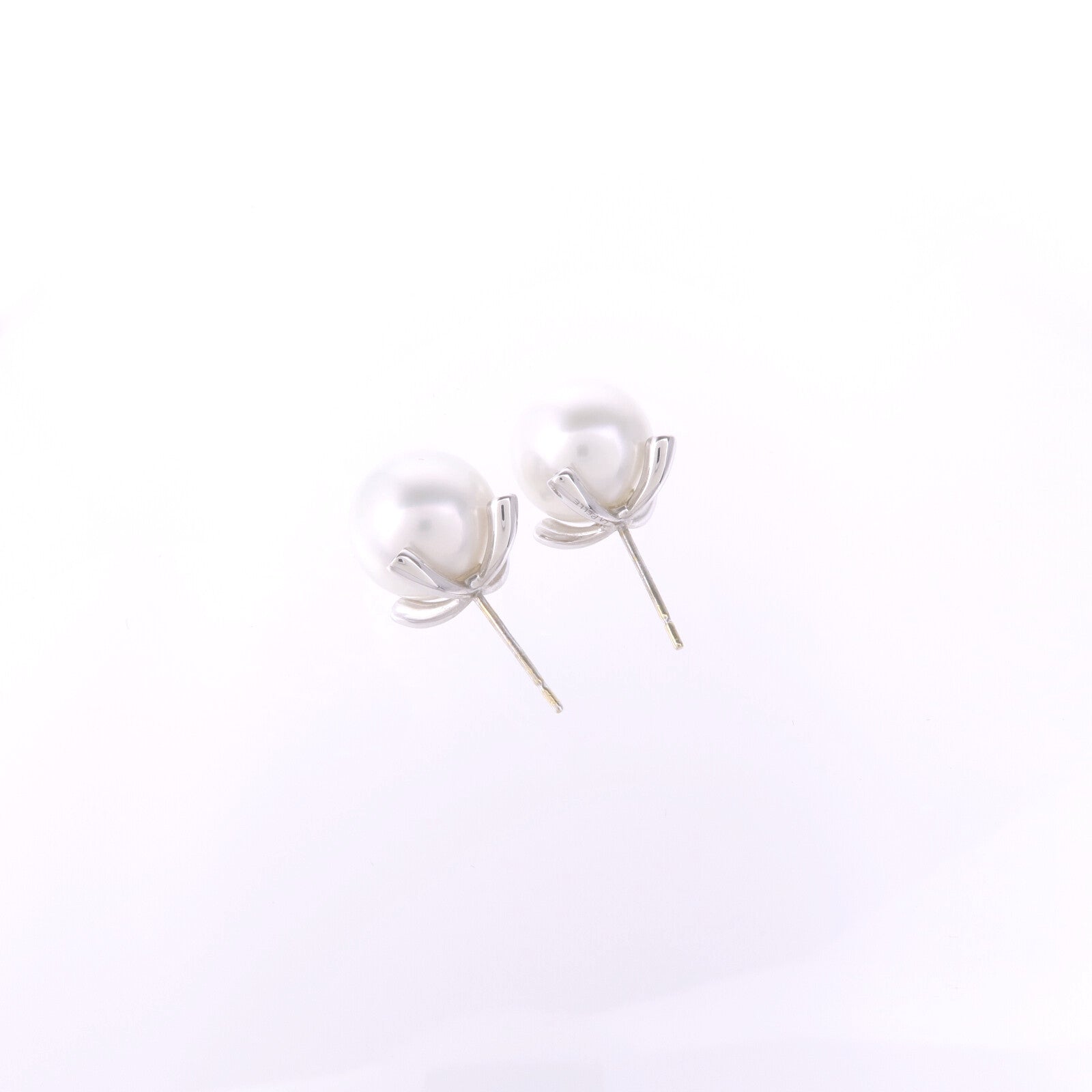 JEWELRY 18K白金Pearl Diamond Earrings珍珠/鑽石耳環