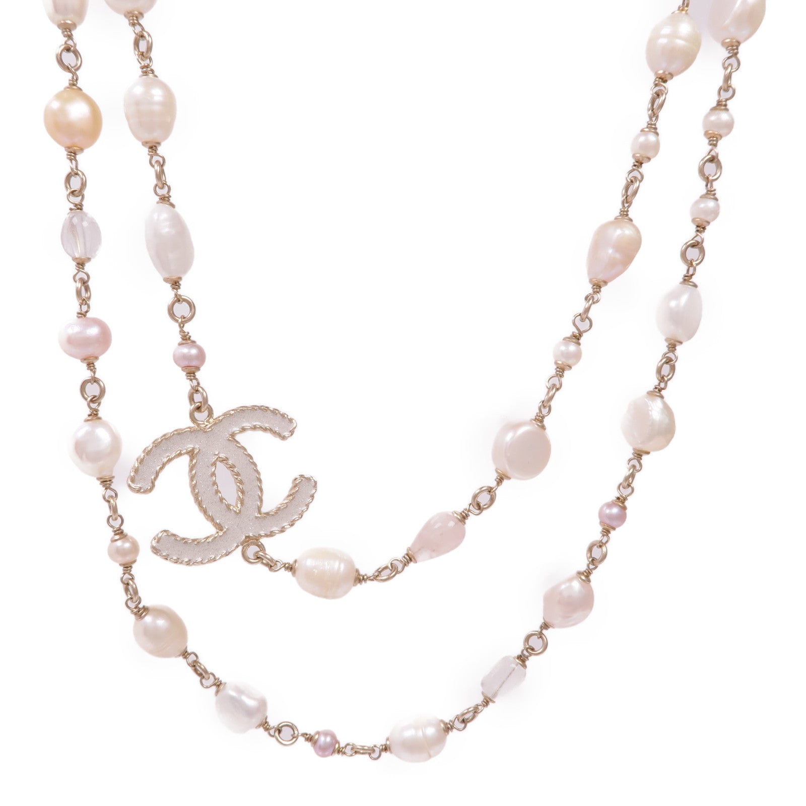 CHANEL PVC/金屬Necklace項鍊