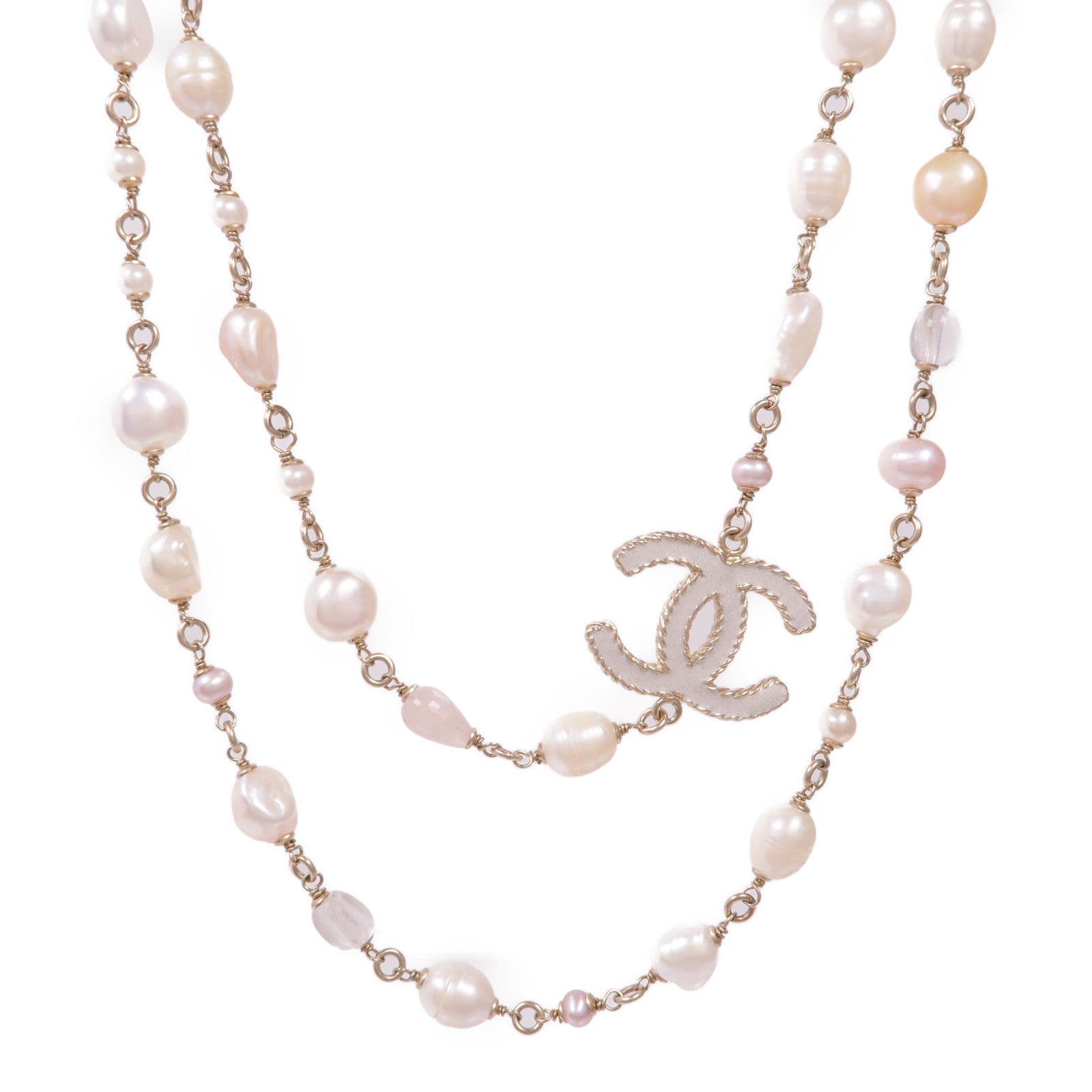 CHANEL PVC/金屬Necklace項鍊