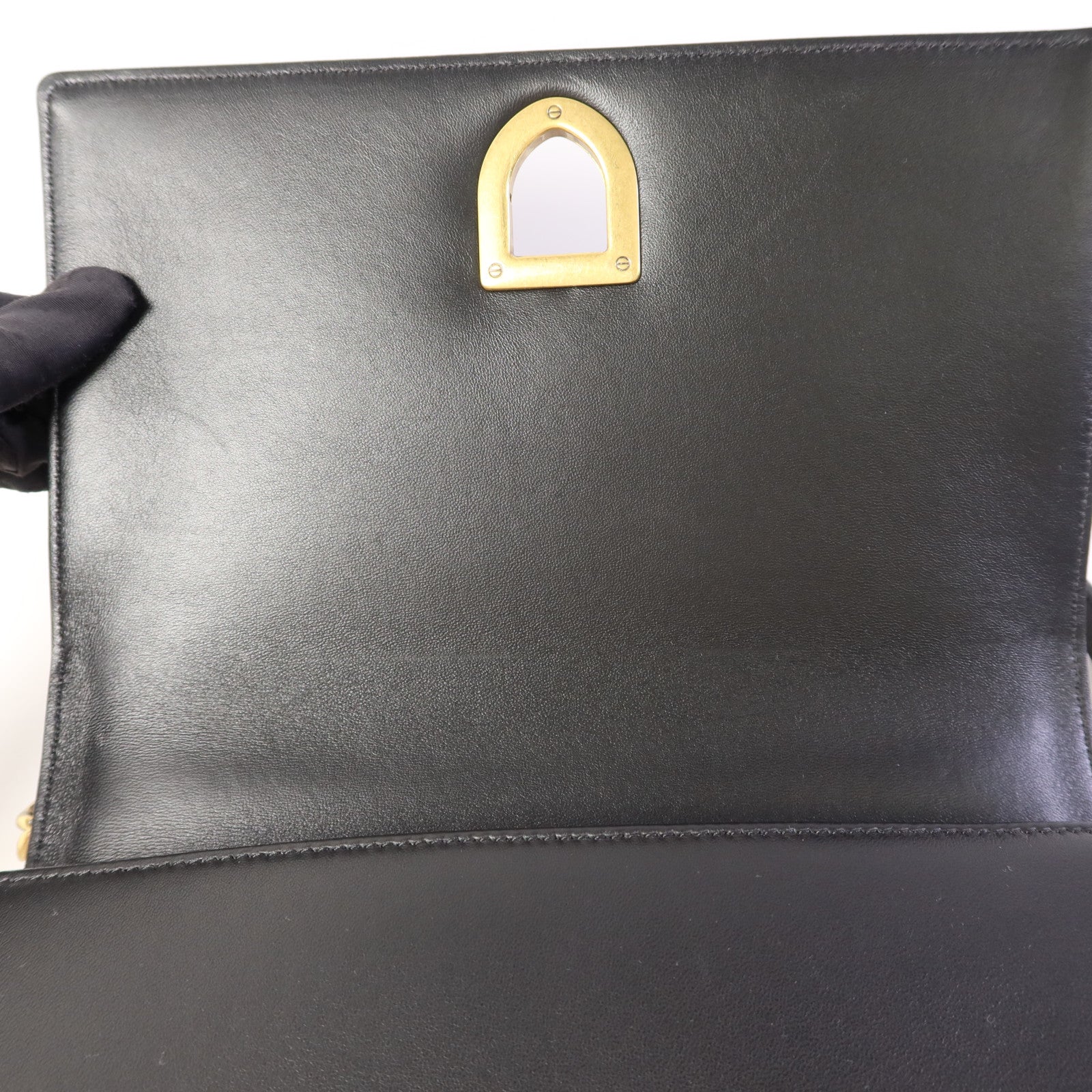 Dior 牛皮皮革Diorama Bag金扣鏈帶肩背袋