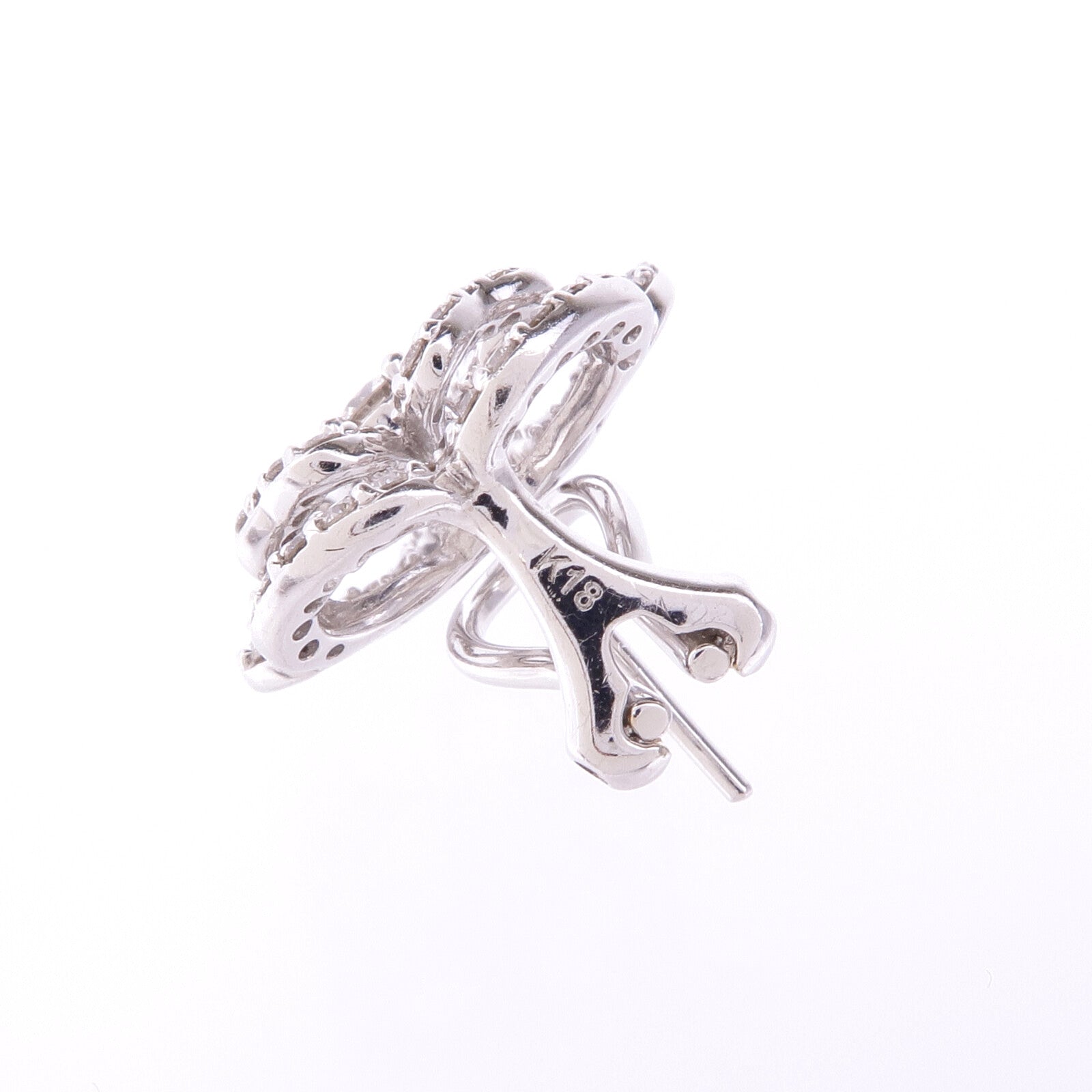 JEWELRY 18K白金Diamond Earrings鑽石耳環