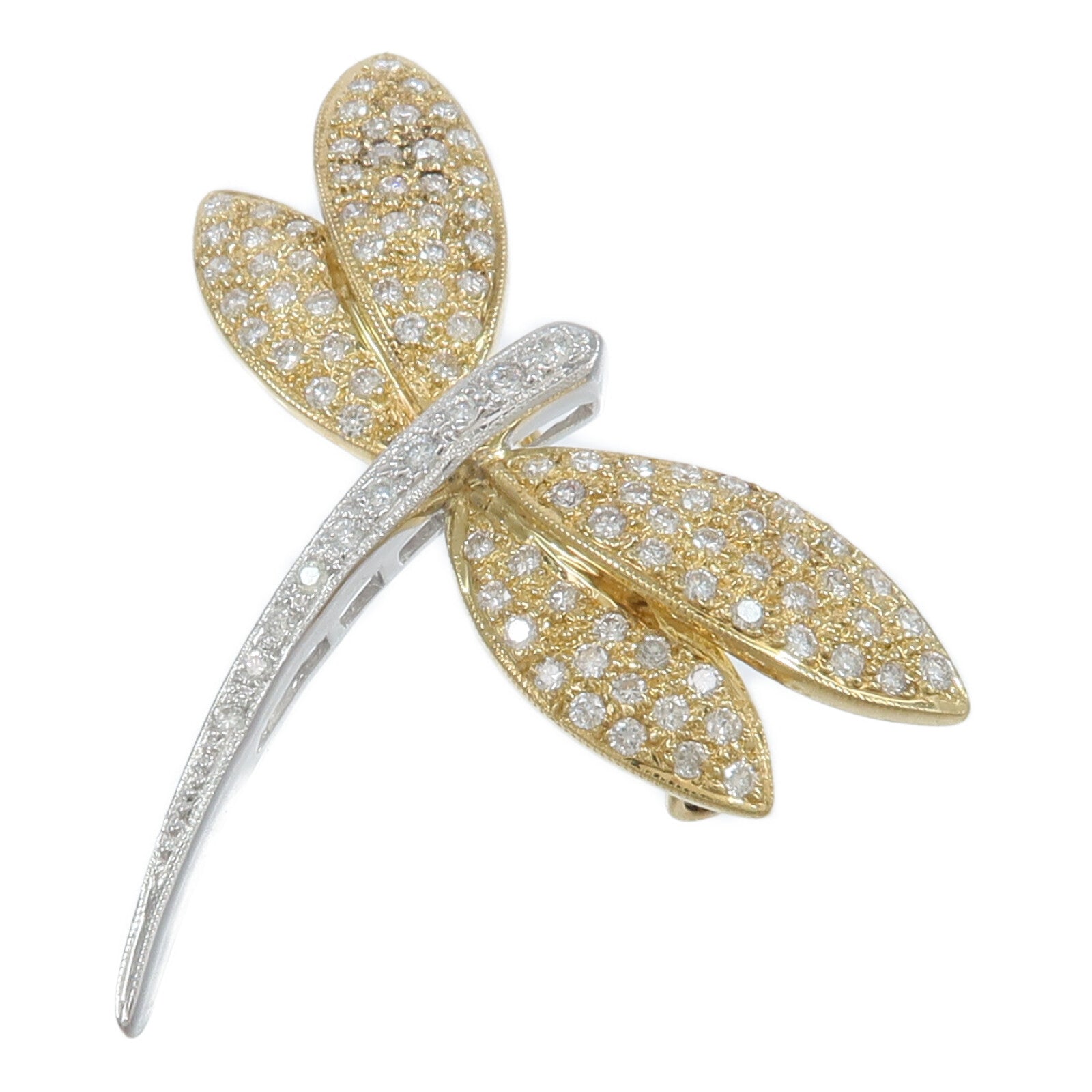 JEWELRY 18K黃金/白金Diamond Brooch鑽石胸針