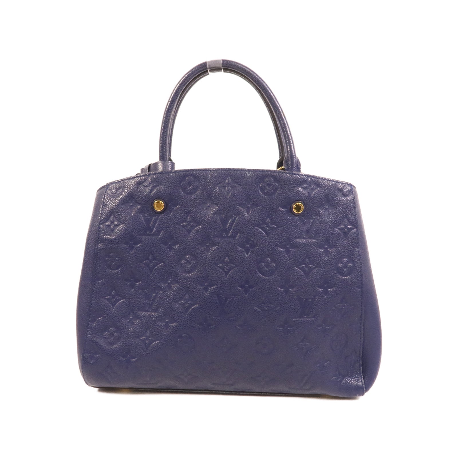 LOUIS VUITTON Monogram Empreinte Montaigne MM手挽肩背兩用袋