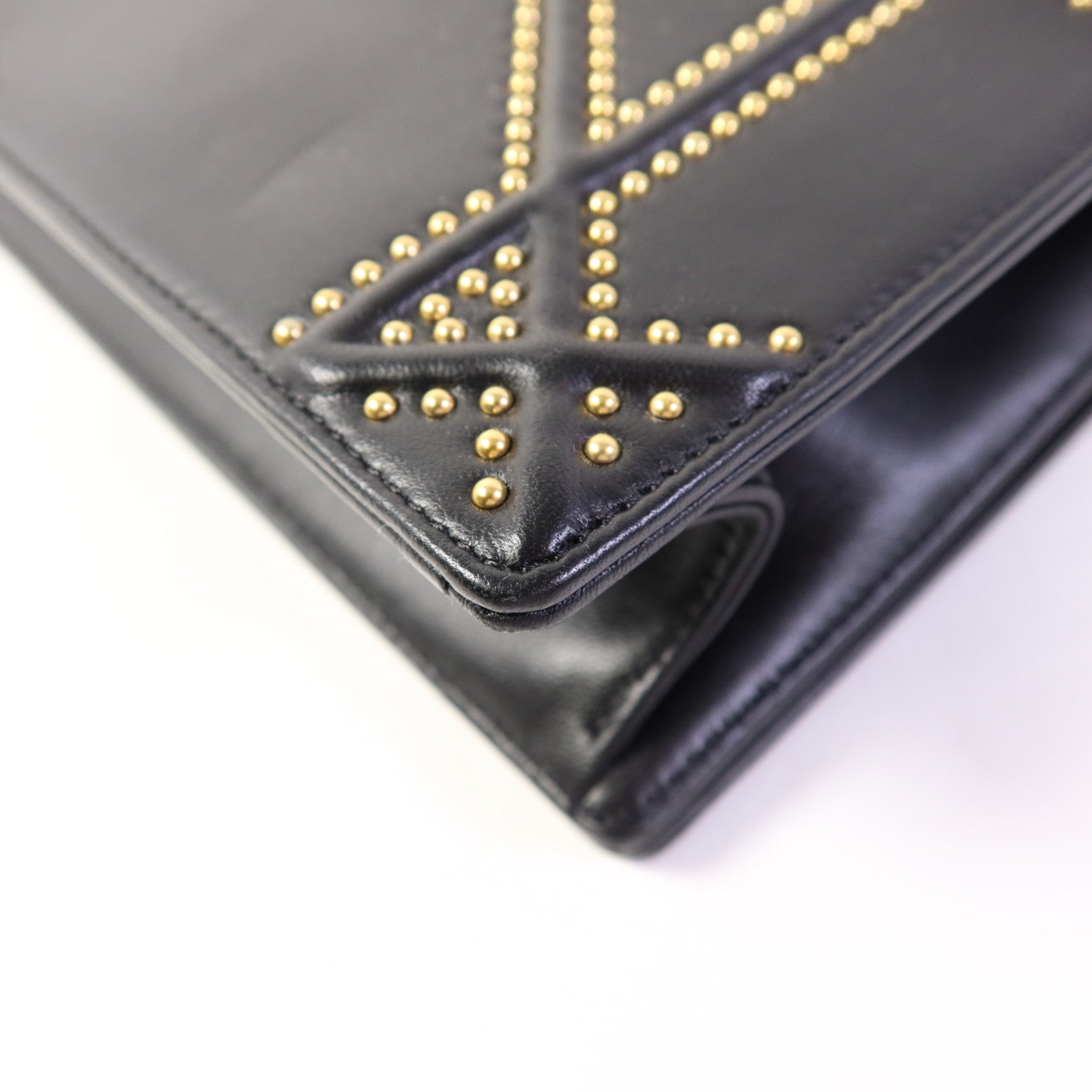 Dior 牛皮皮革Diorama Bag金扣鏈帶肩背袋