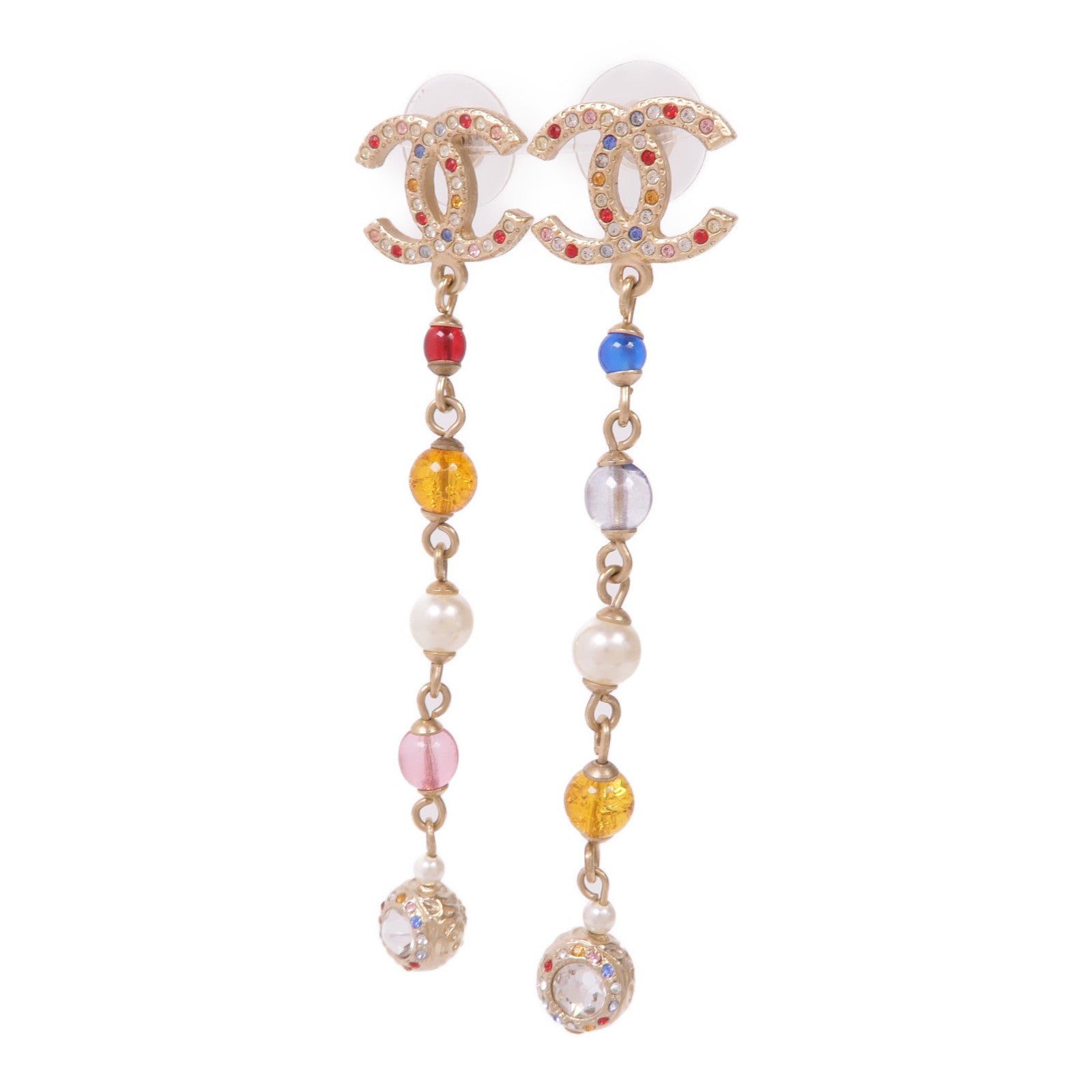 CHANEL PVC/金屬Earrings耳環