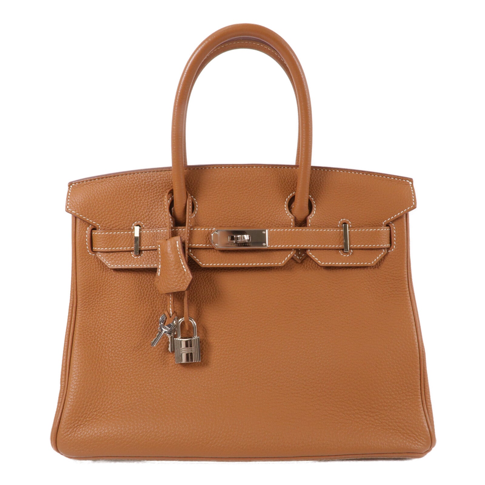 HERMES Togo皮革Birkin 30手挽袋Gold