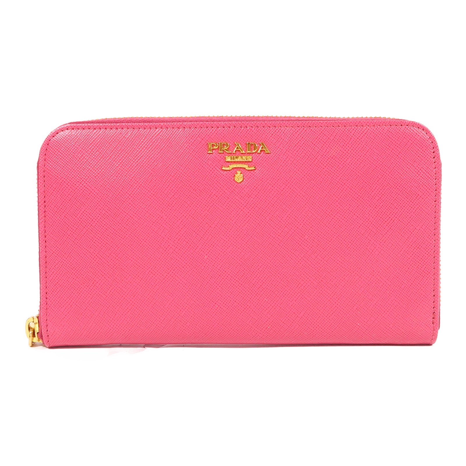 PRADA 牛皮皮革Long Wallet金扣長錢包