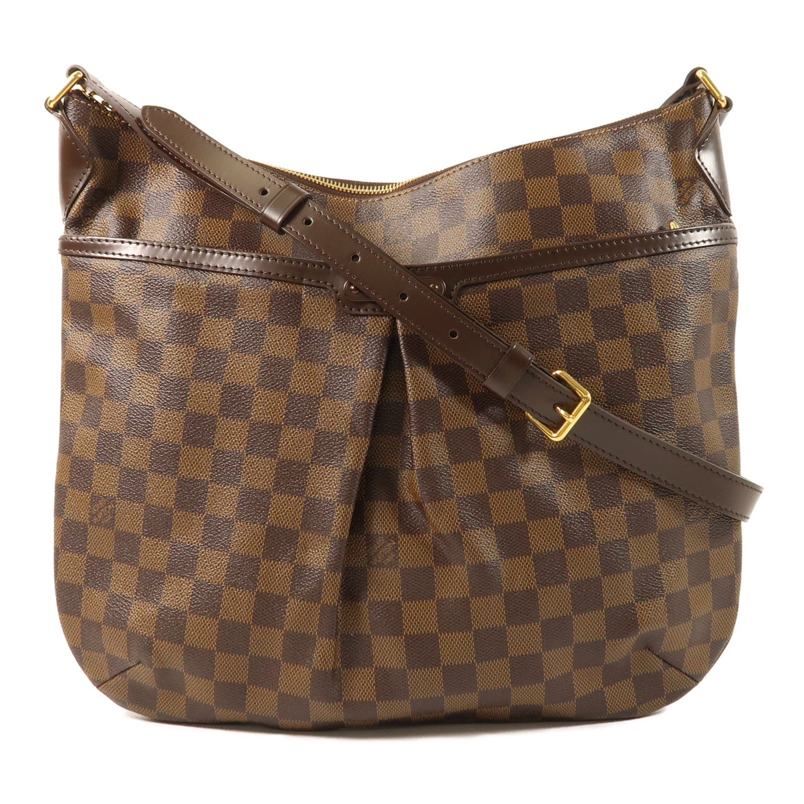 LOUIS VUITTON Damier Bloomsbury GM金扣肩背袋
