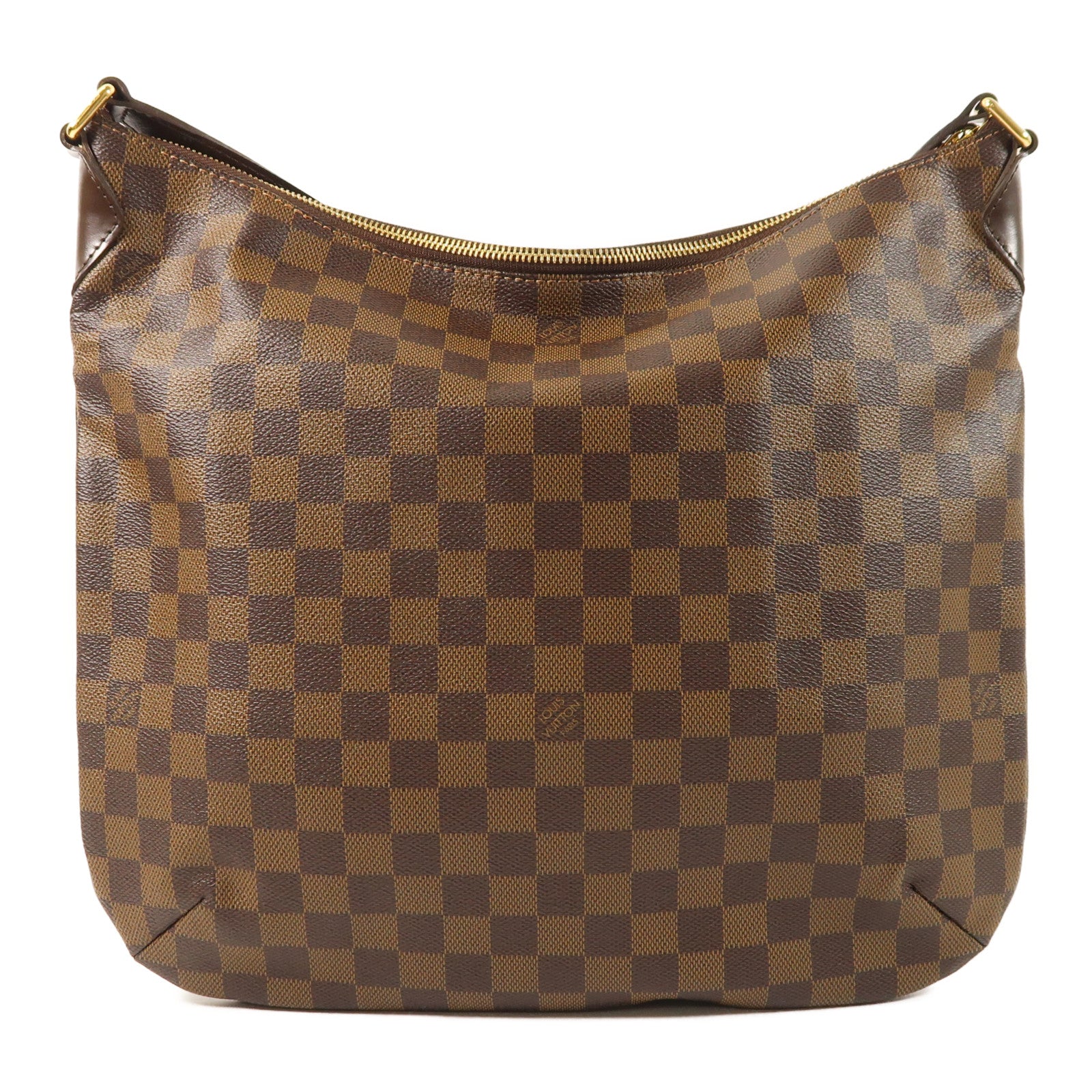 LOUIS VUITTON Damier Bloomsbury GM金扣肩背袋