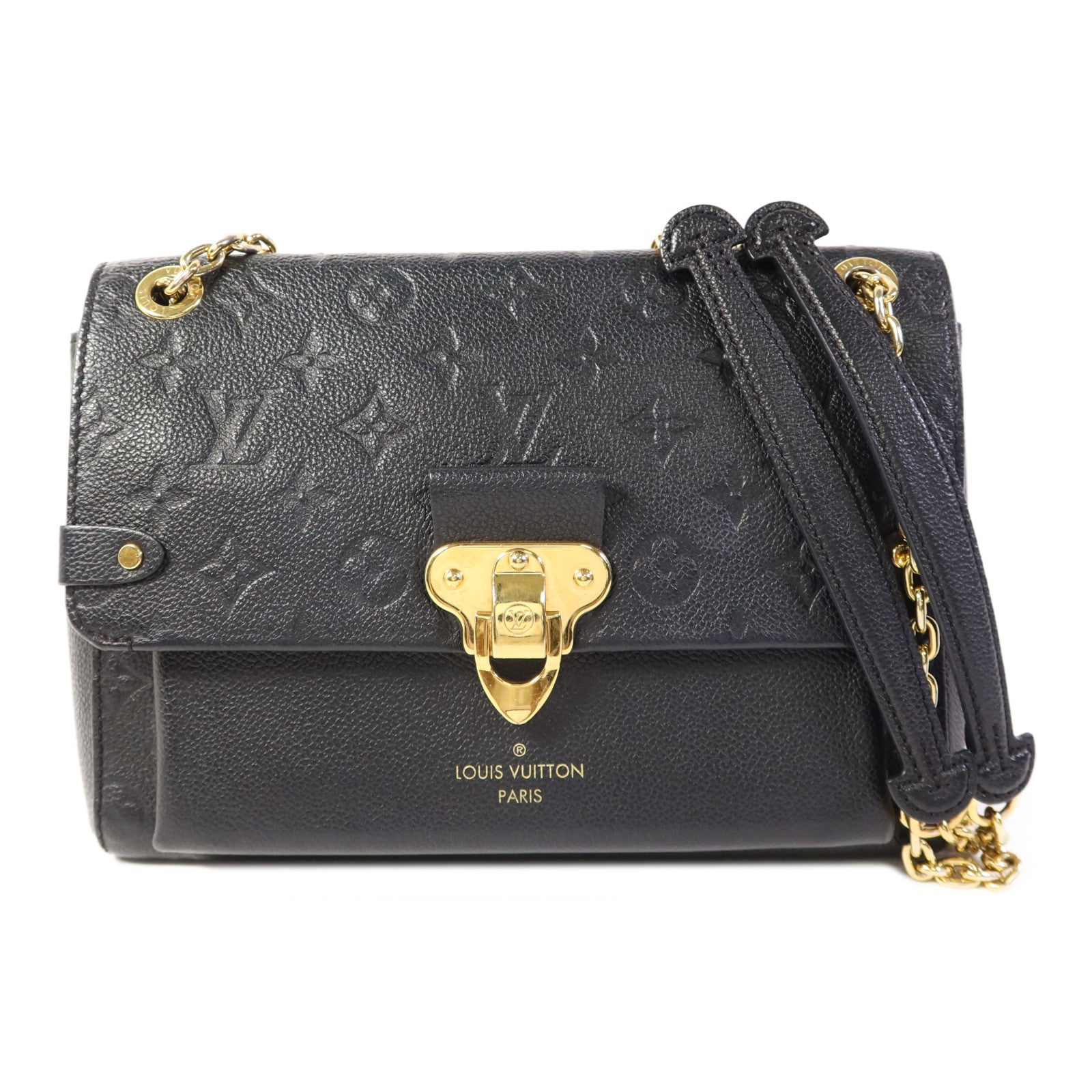 LOUIS VUITTON Monogram Empreinte Vavin PM金扣肩背袋