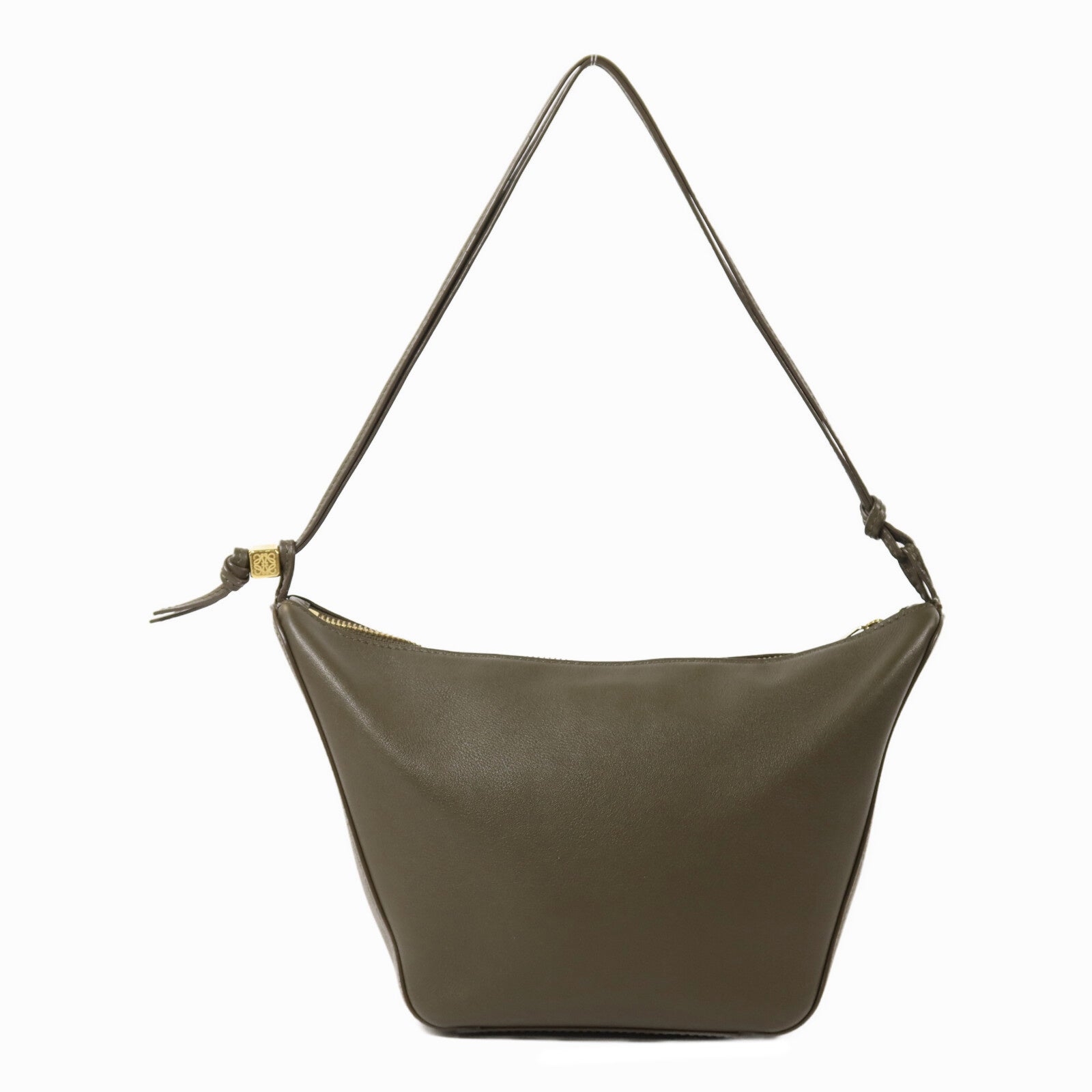 LOEWE 牛皮皮革Mini Hammock Hobo金扣手挽肩背兩用袋