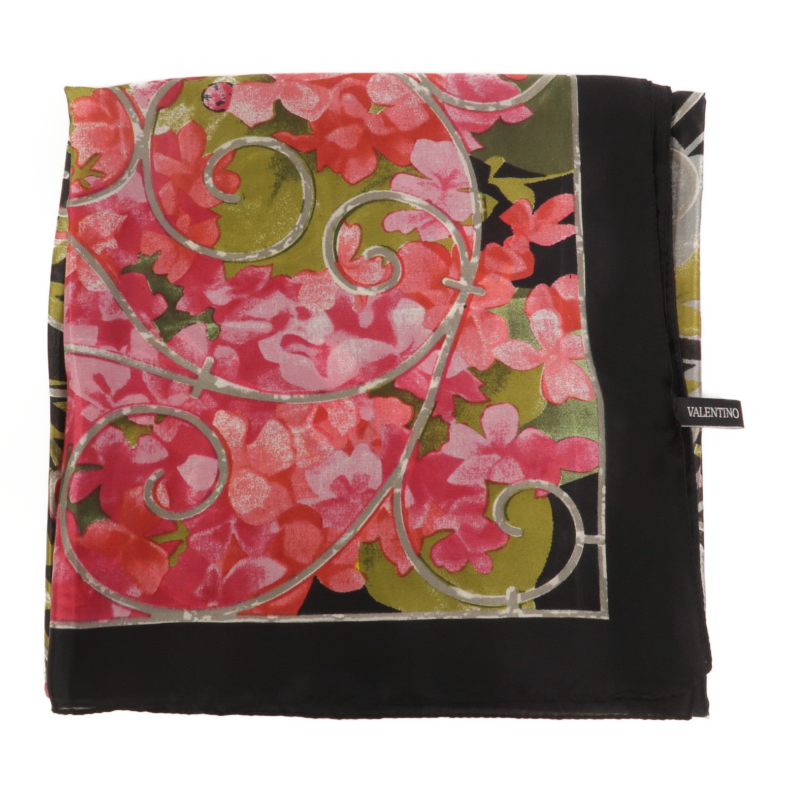 Valentino 絲質Scarf 130x130絲巾