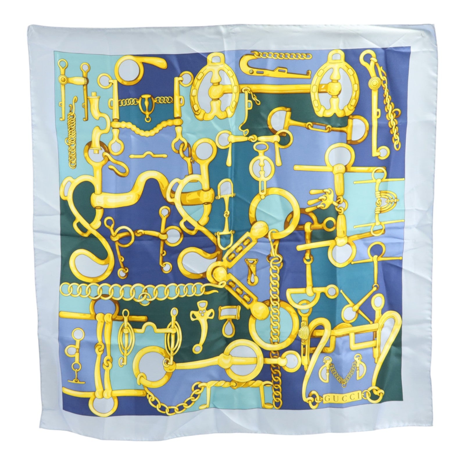 GUCCI 絲質Scarf 65x65絲巾