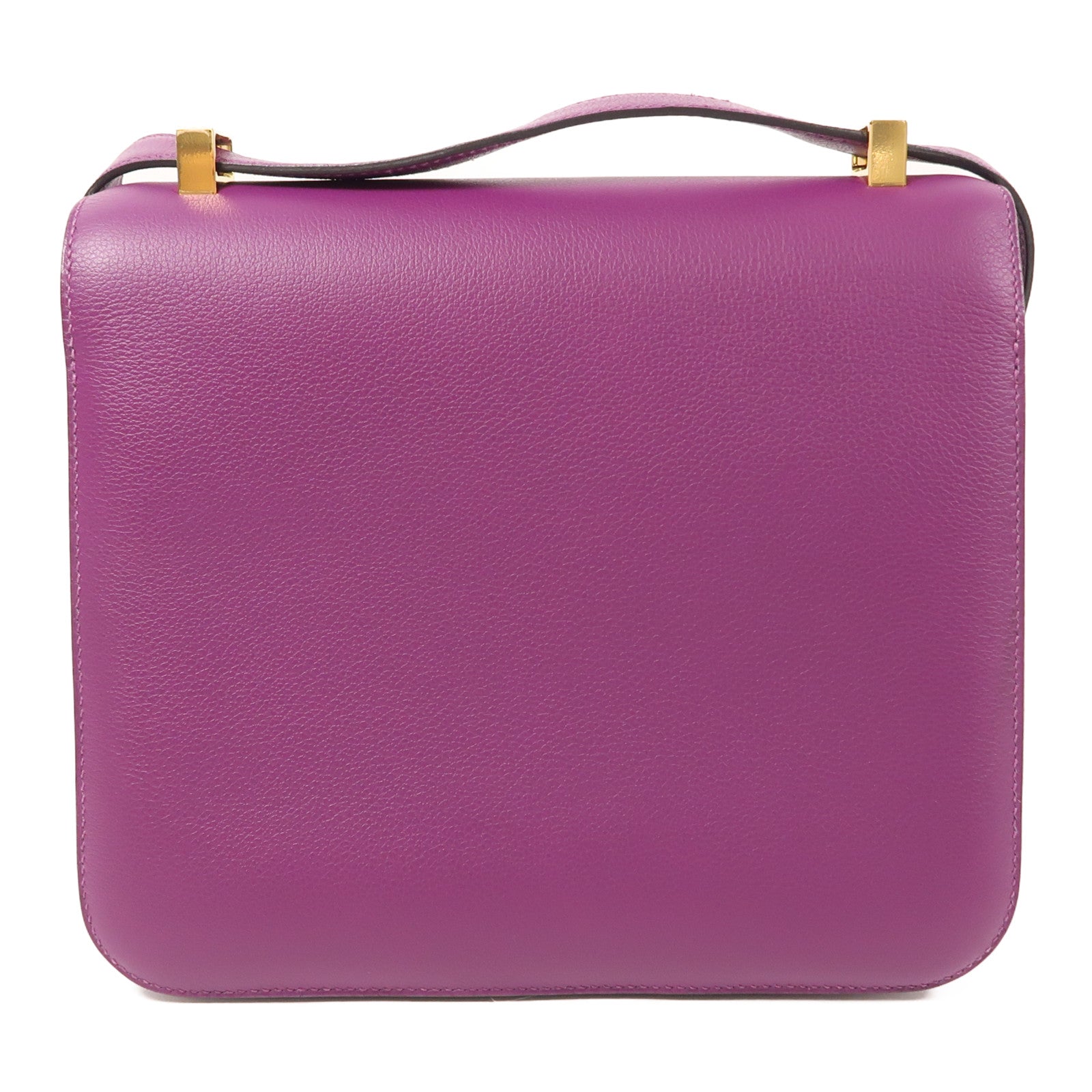 HERMES Evercolor皮革Constance 24金扣肩背袋