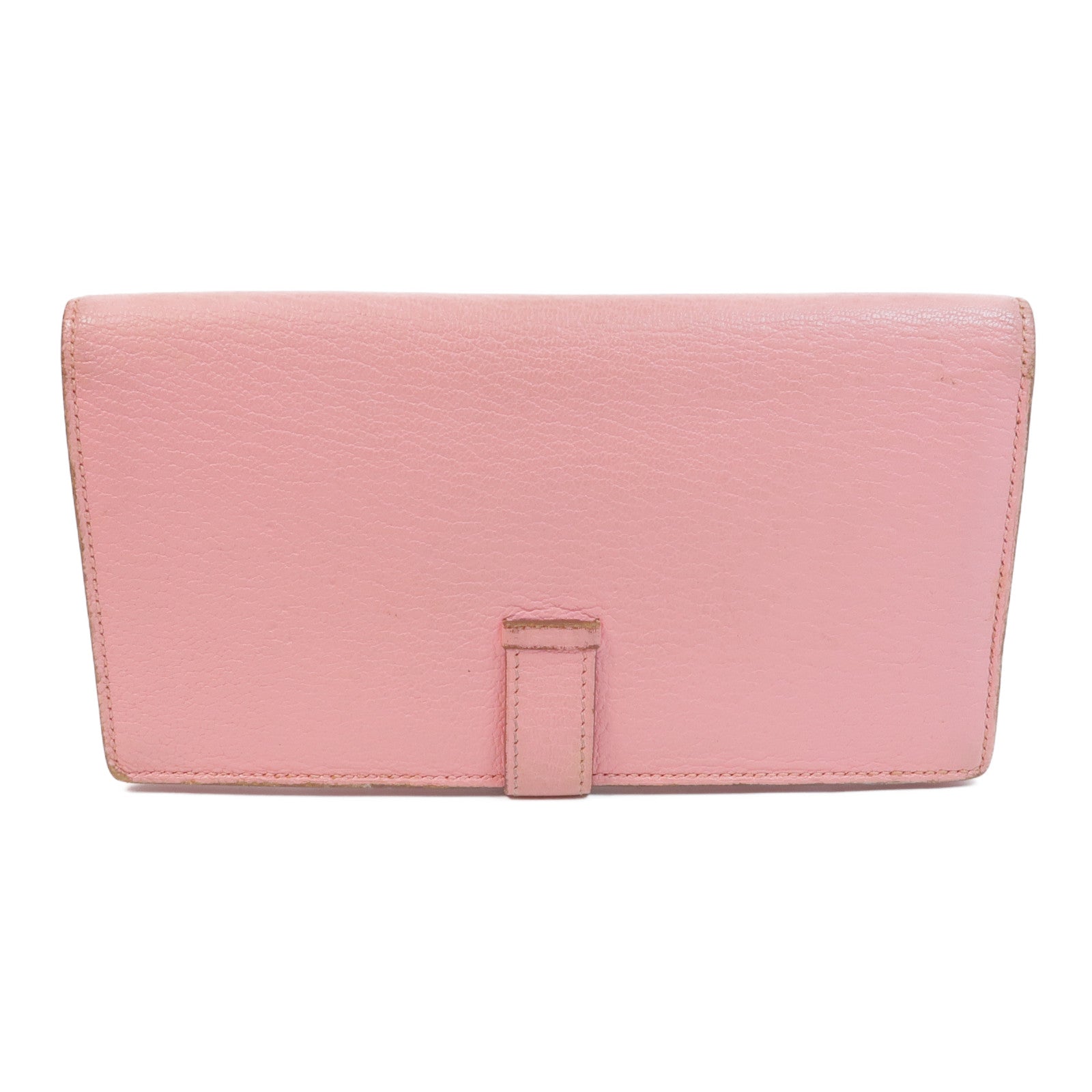 HERMES Chevre皮革Bearn Wallet銀扣長錢包