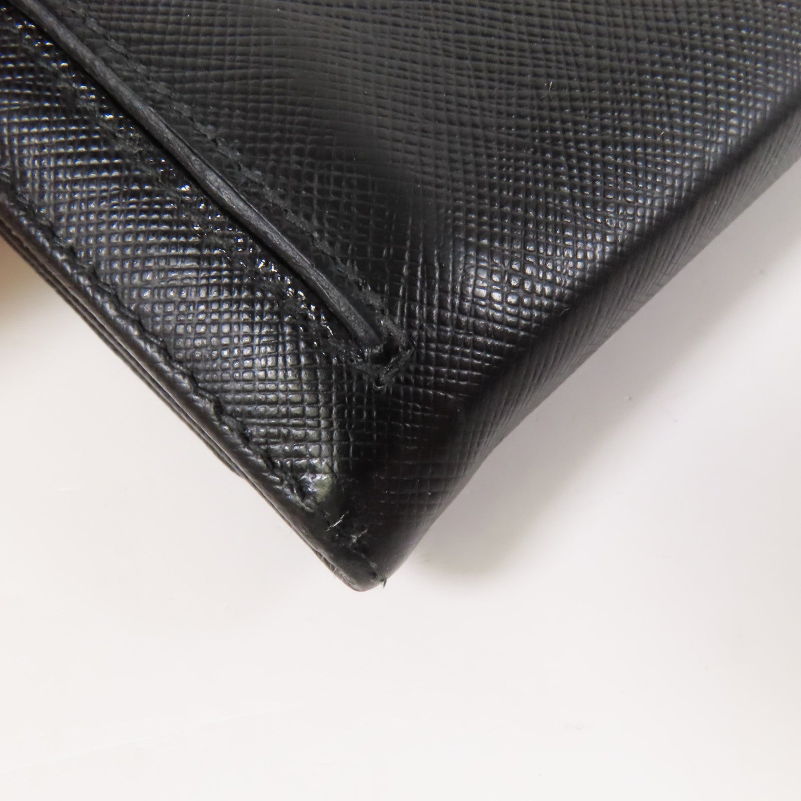 PRADA 牛皮皮革Long Wallet金扣長1錢包