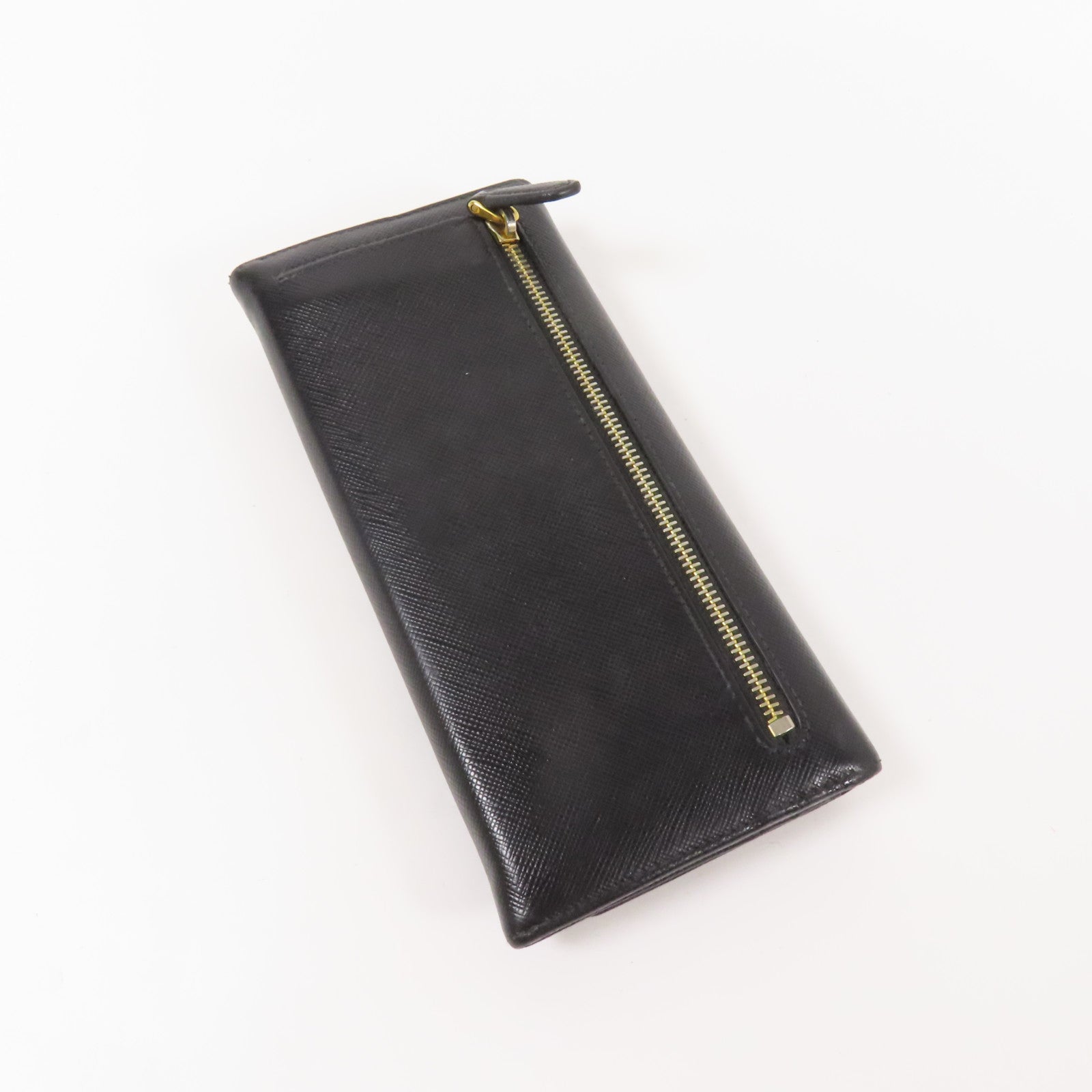 PRADA 牛皮皮革Long Wallet金扣長1錢包