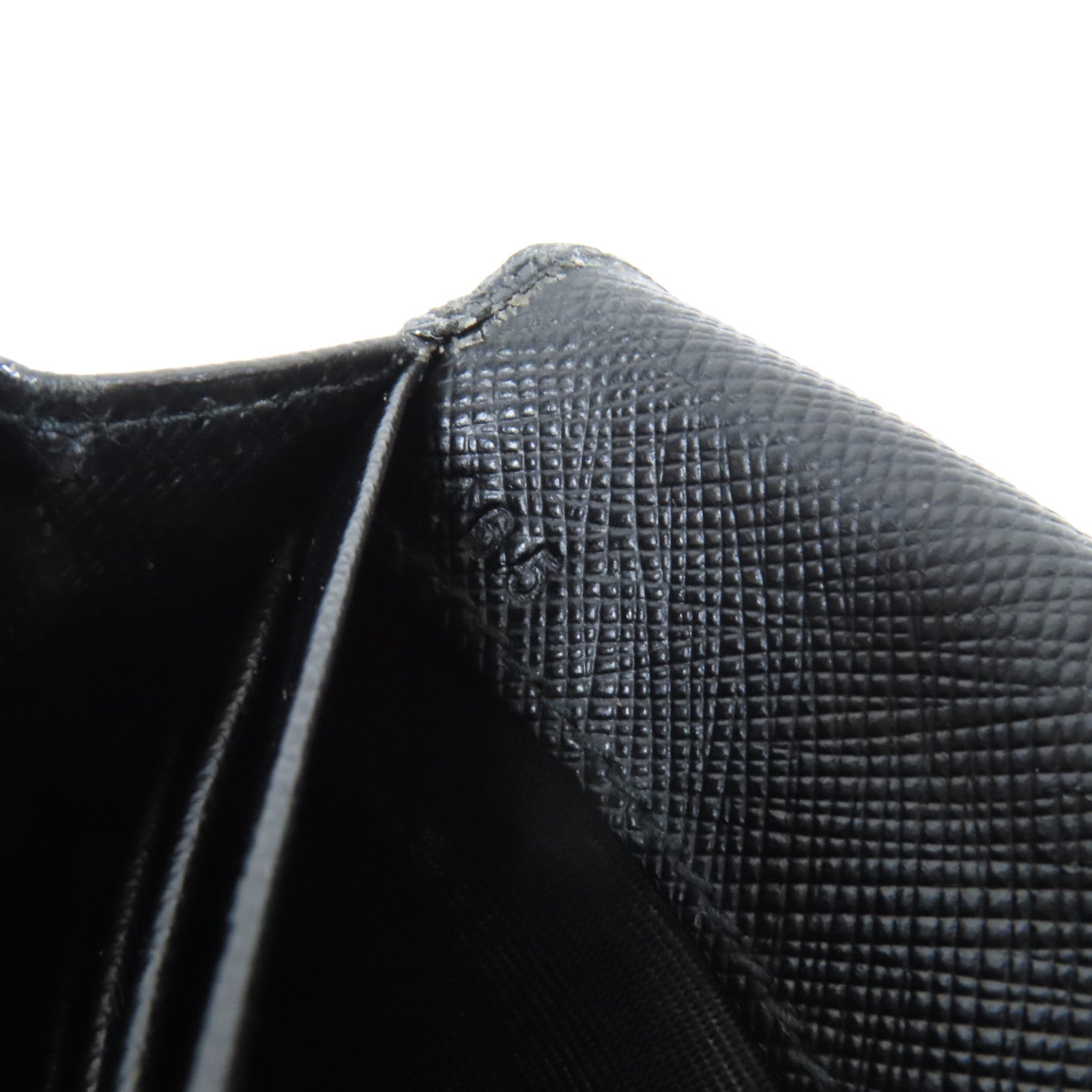 PRADA 牛皮皮革Long Wallet金扣長1錢包